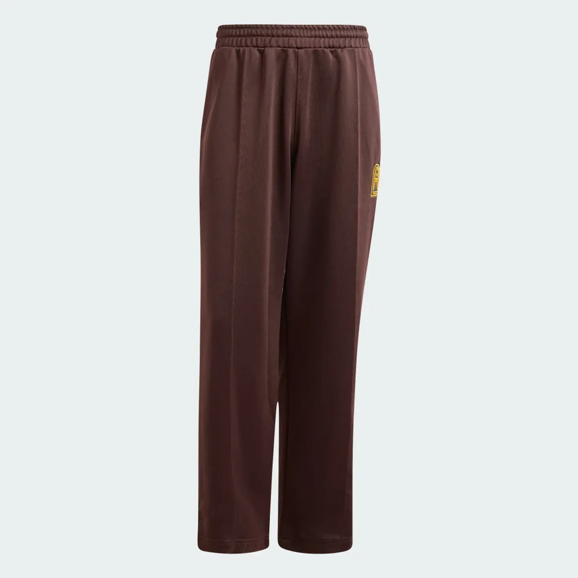 Adidas Originals Pintuck Track Pant In Shadow Brown