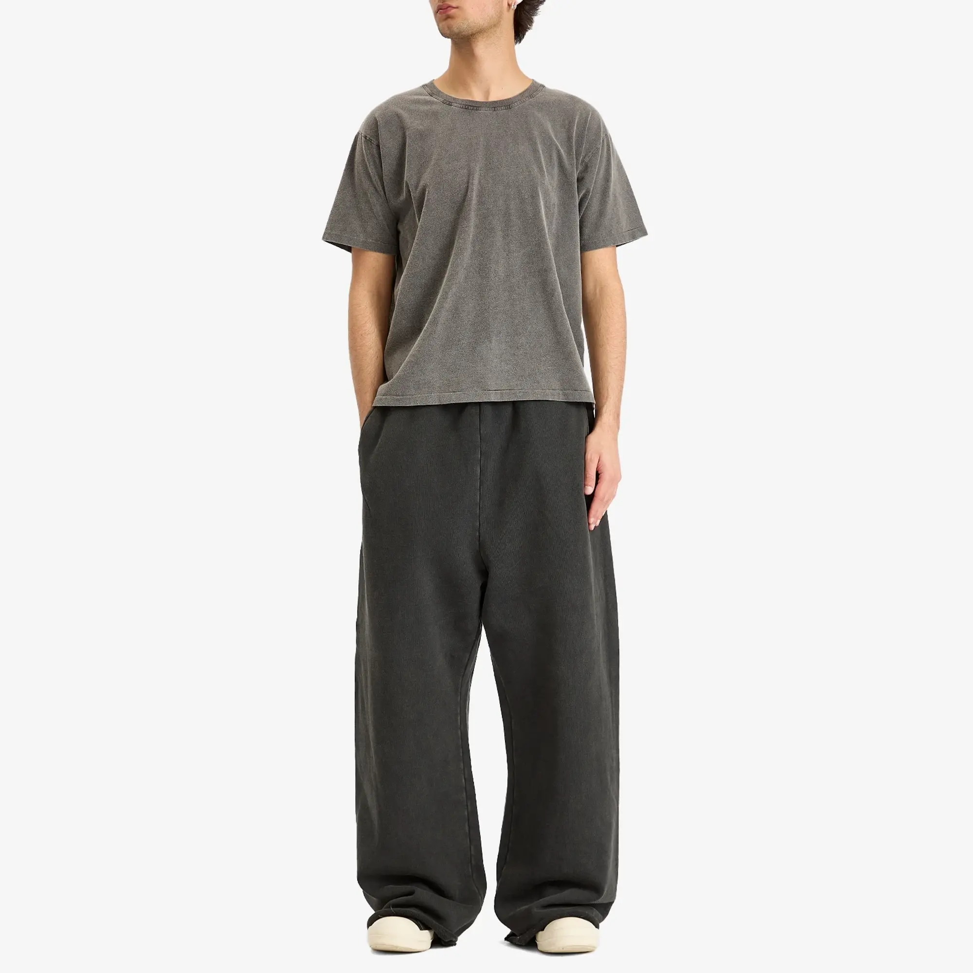 Entire Studios Men's Full Sweat Pants Washed Black