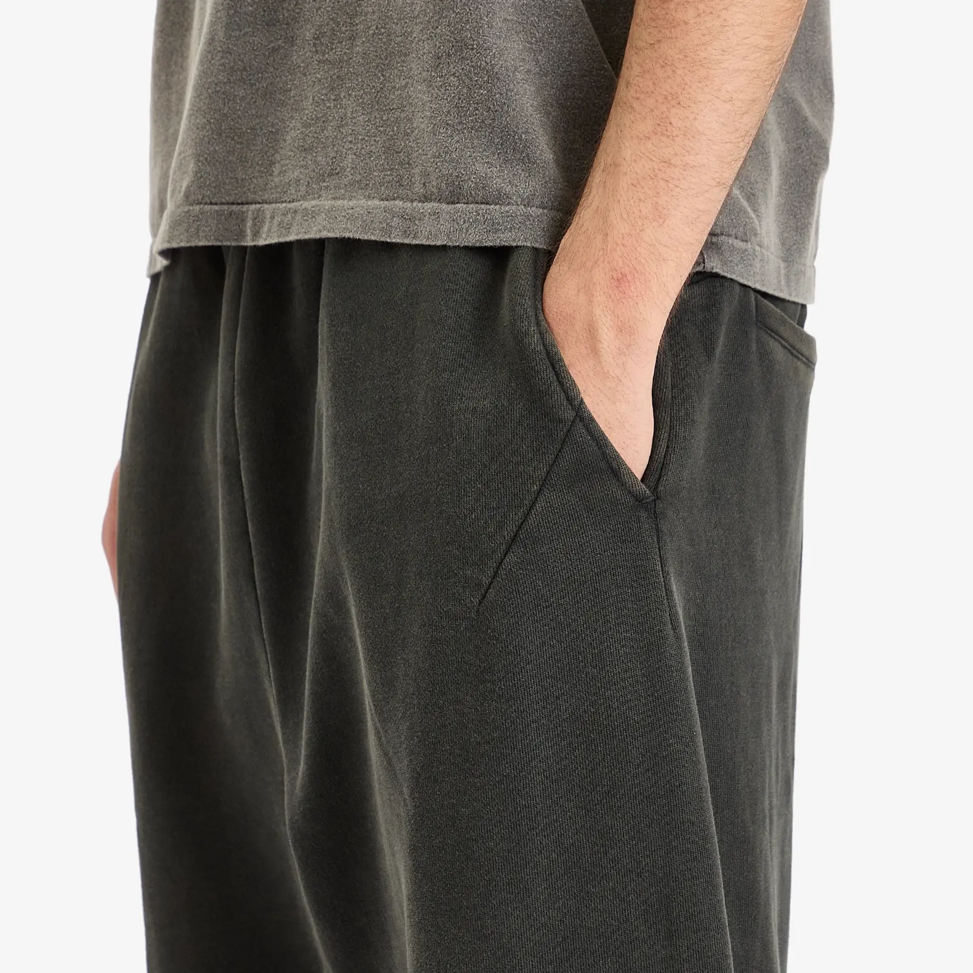 Entire Studios Men's Full Sweat Pants Washed Black