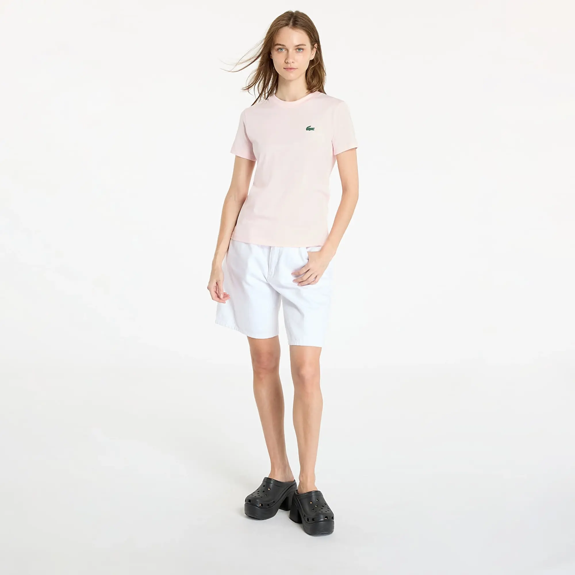 T-Shirt Lacoste Turtle Neck Tee-Shirt Flamingo 34