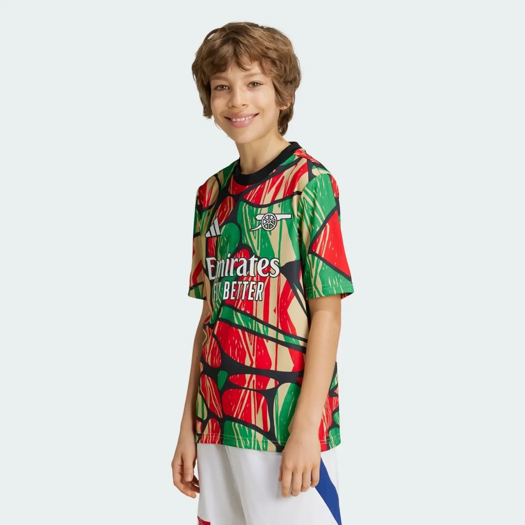 adidas Arsenal Kids SS Pre-Match Home Shirt 2024/25