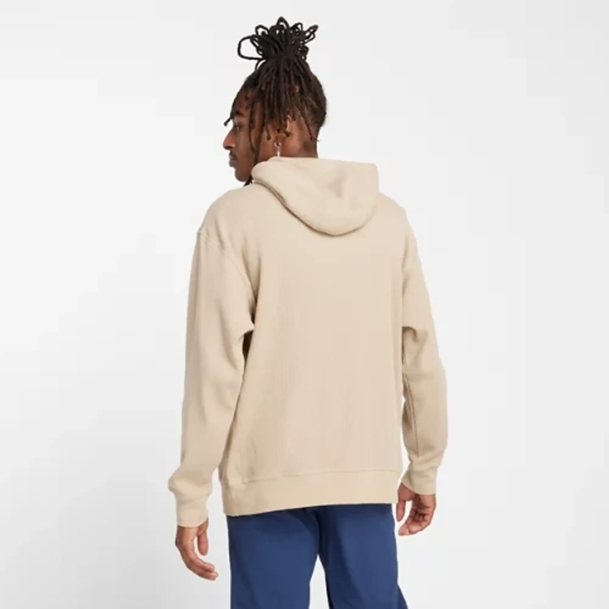 New Balance Men's Waffle Knit Hoodie in Grey Cotton