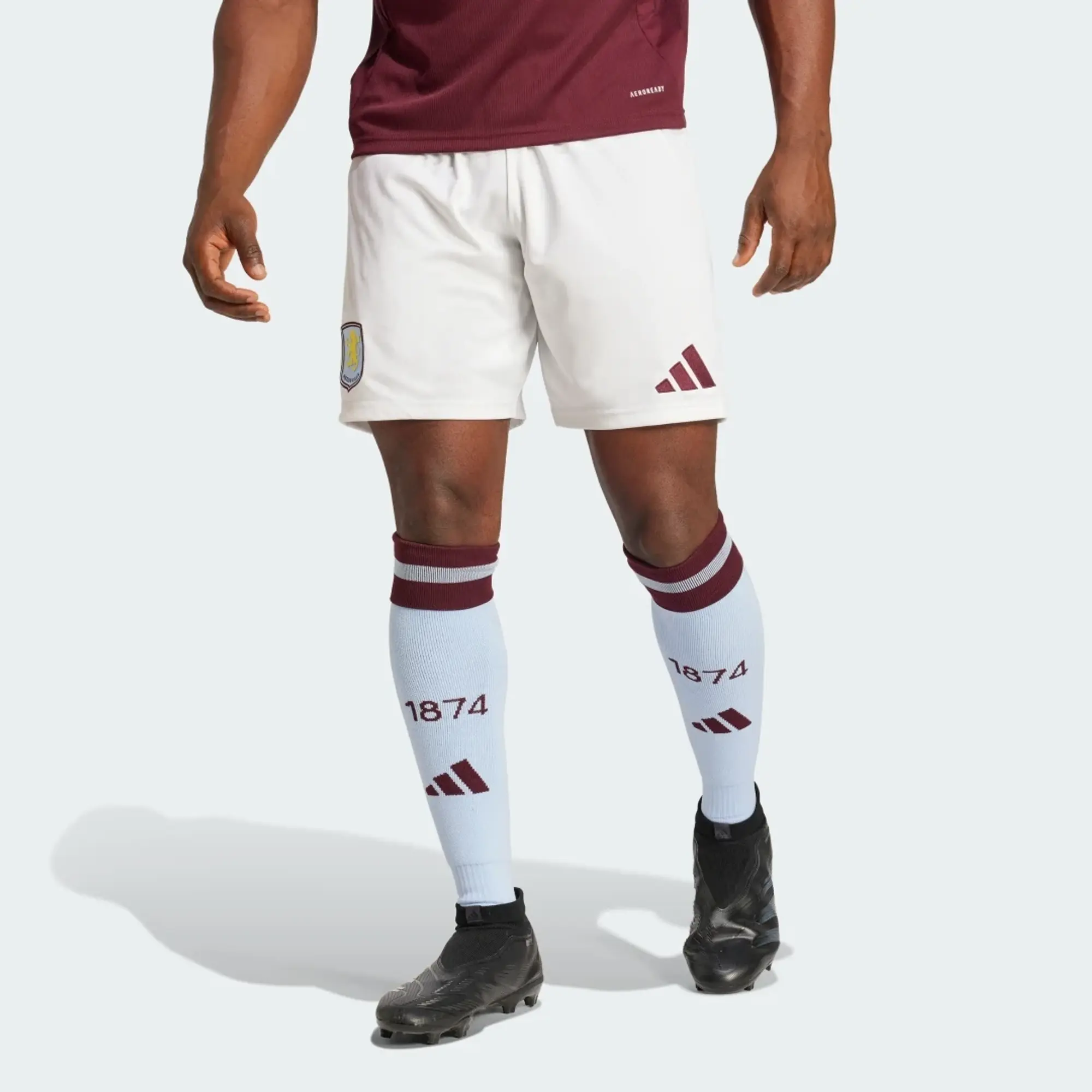Aston Villa Adidas Home Shorts 2024-25