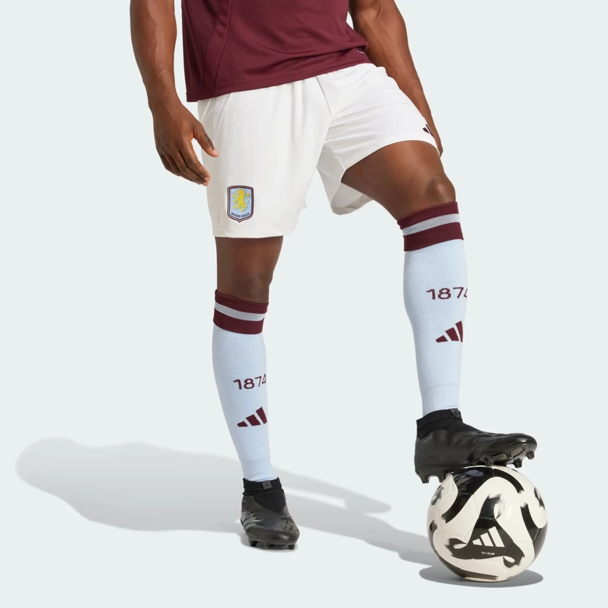 Aston Villa Adidas Home Shorts 2024-25
