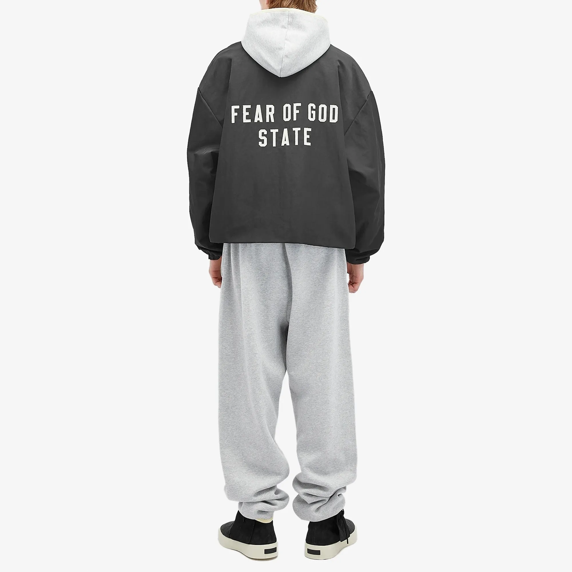 ESSENTIALS STATE NYLON TRUCKER JACKET ESSENTIALS Trucker Fear