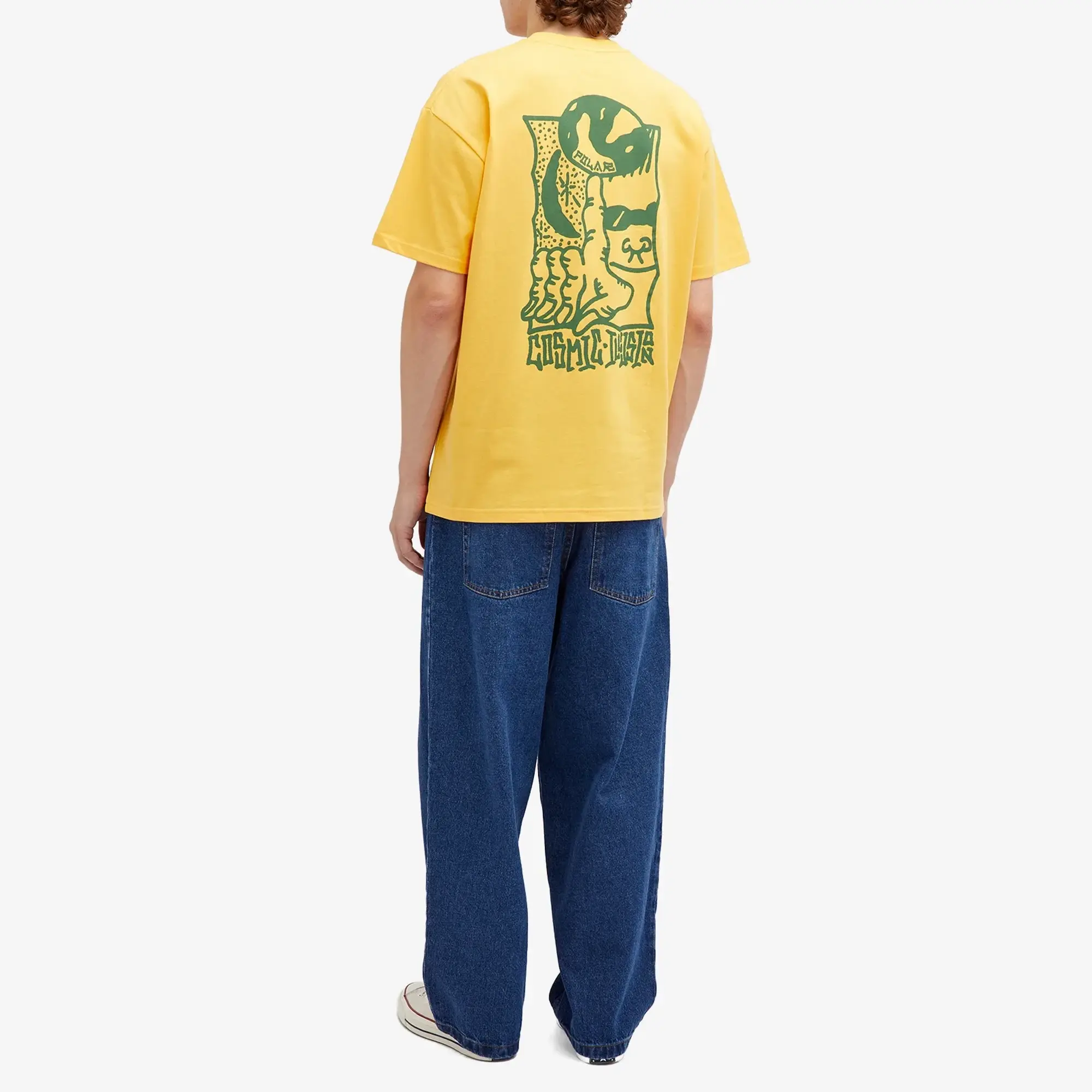 Polar Skate Co. Men's Cosmic T-Shirt Yellow