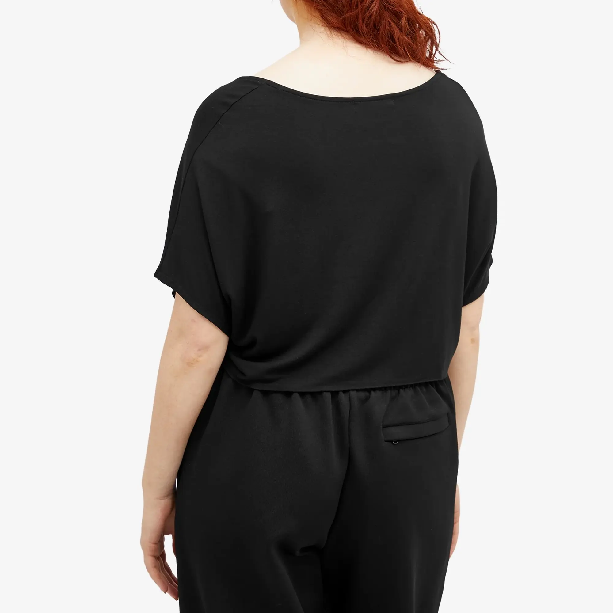 Joah Brown Women's Slouchy Crop T-Shirt Black