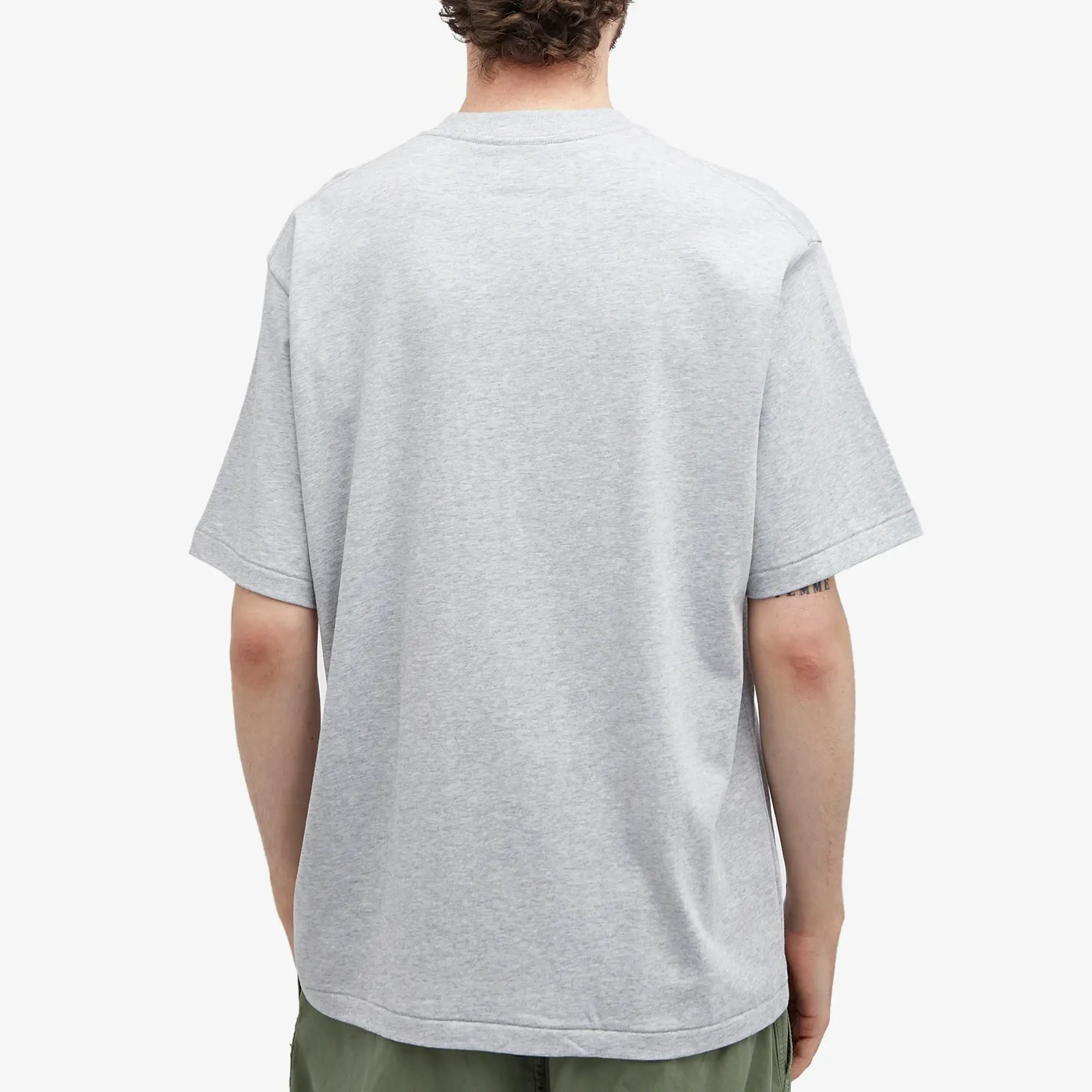 A Bathing Ape Men's Shark College Logo T-Shirt Grey