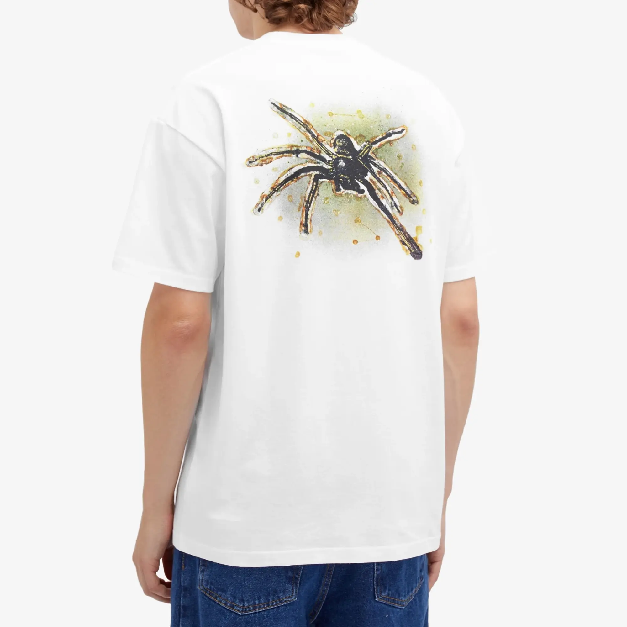 Polar Skate Co. Tee Green Spider - White