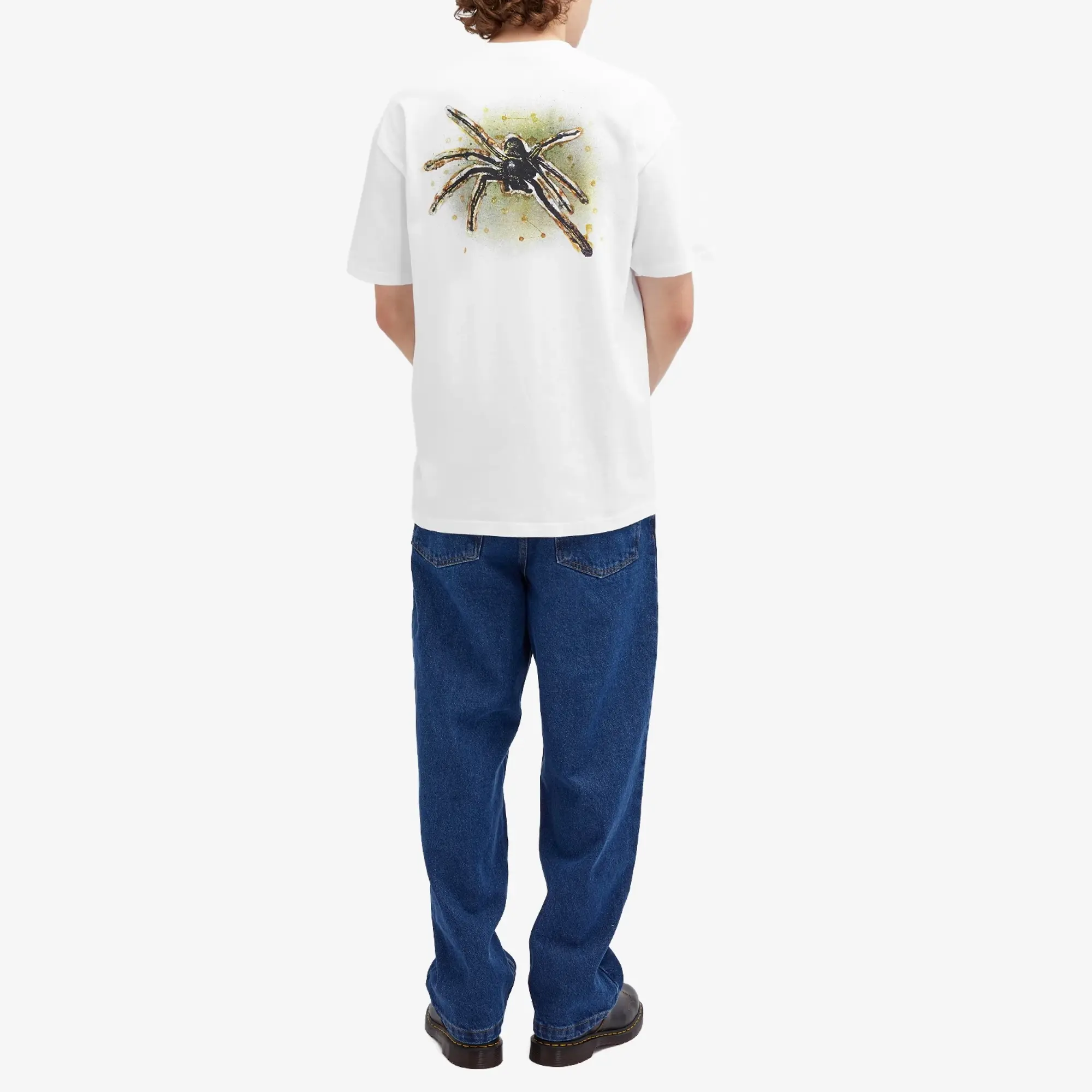 Polar Skate Co. Tee Green Spider - White