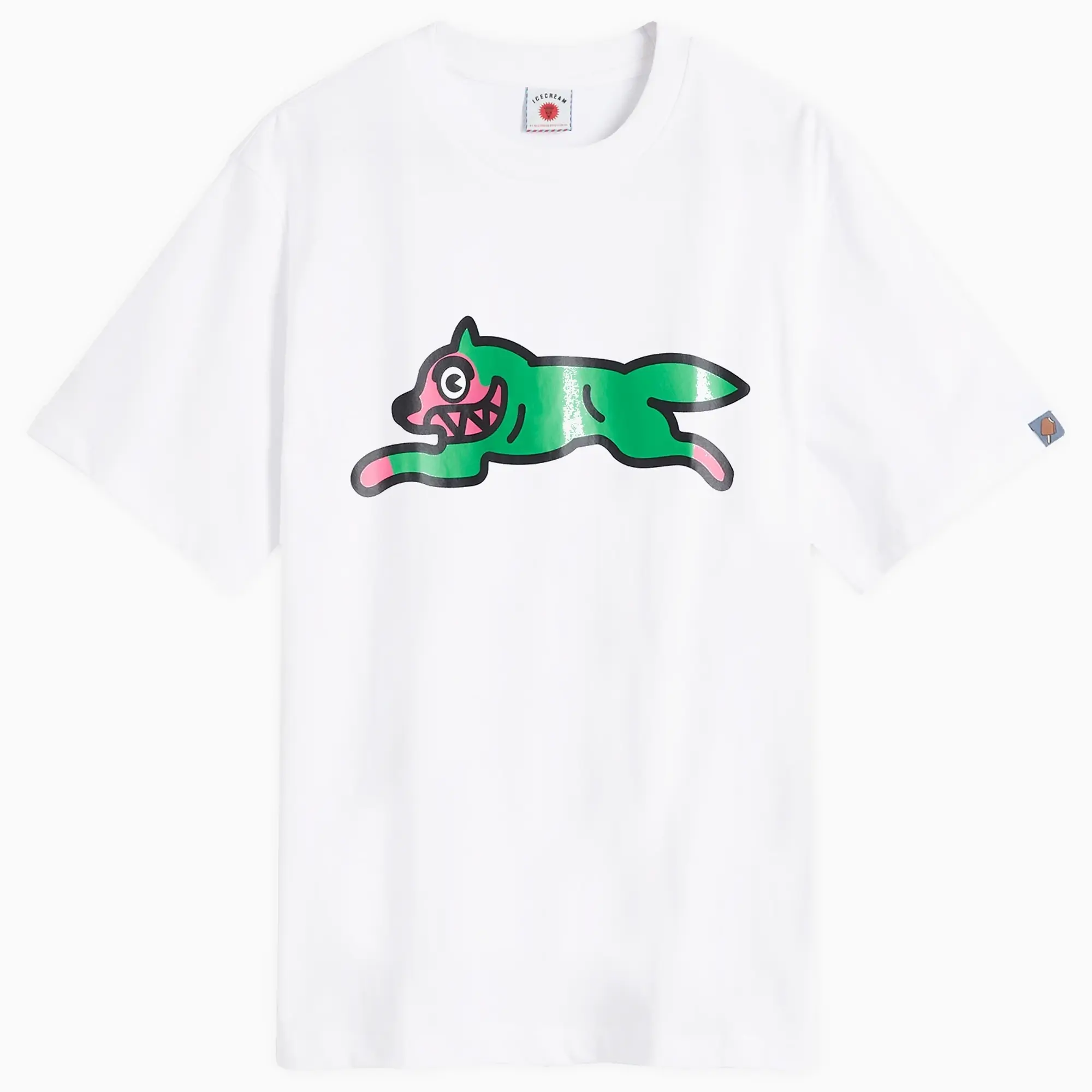ICECREAM Running Dog T-Shirt, White