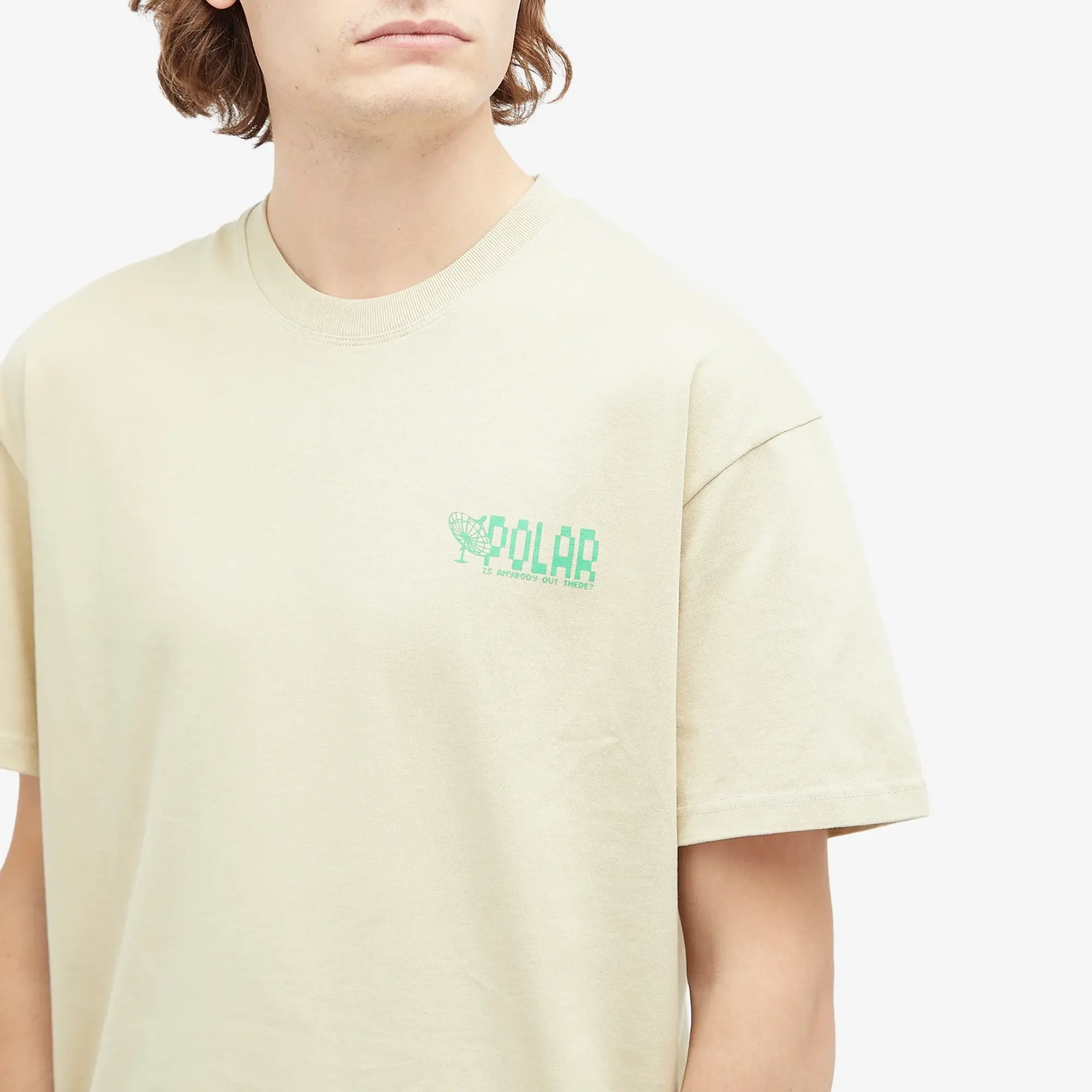 Polar Skate Co. Men's Anyone Out There T-Shirt Sand
