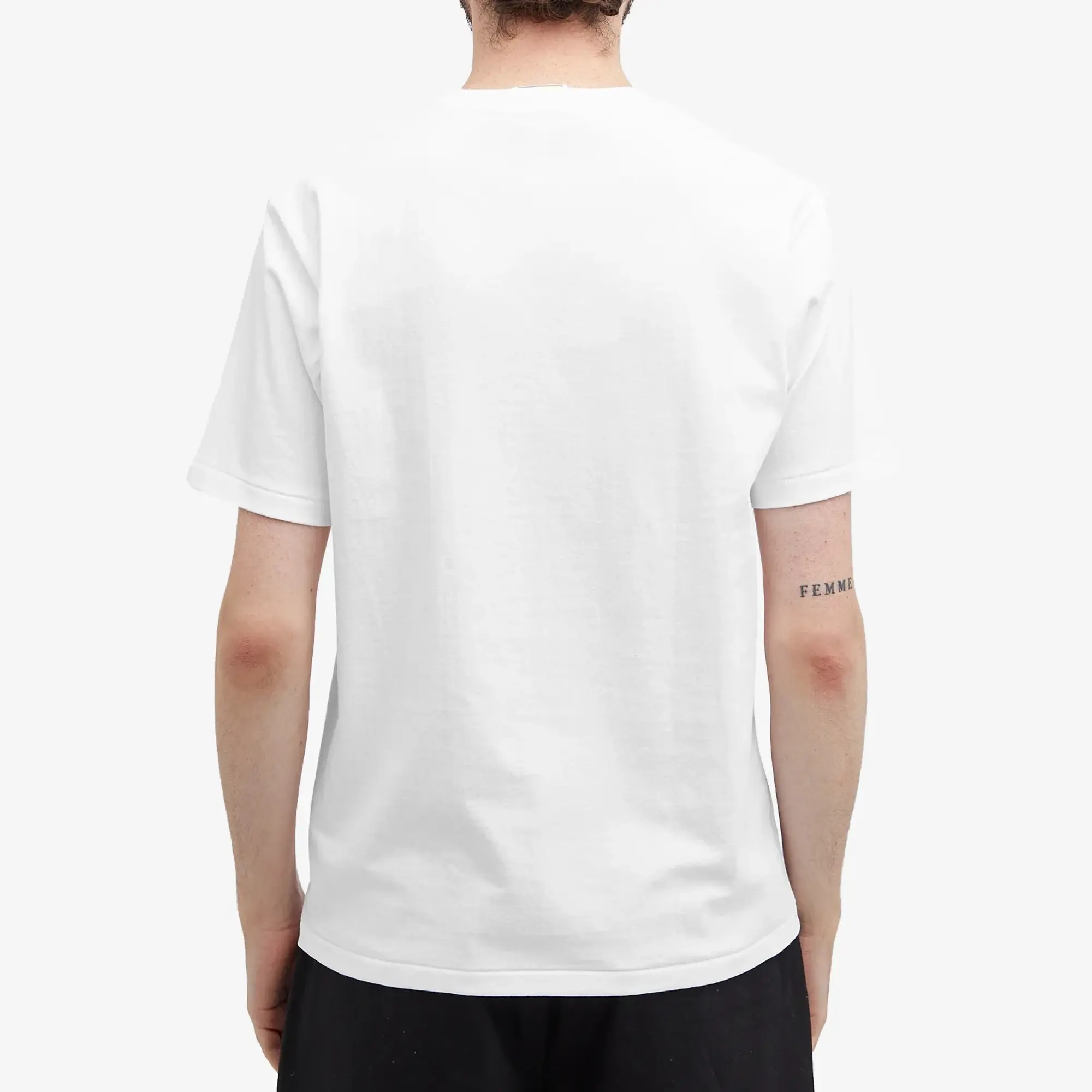 A Bathing Ape Men's Bitmap College T-Shirt White