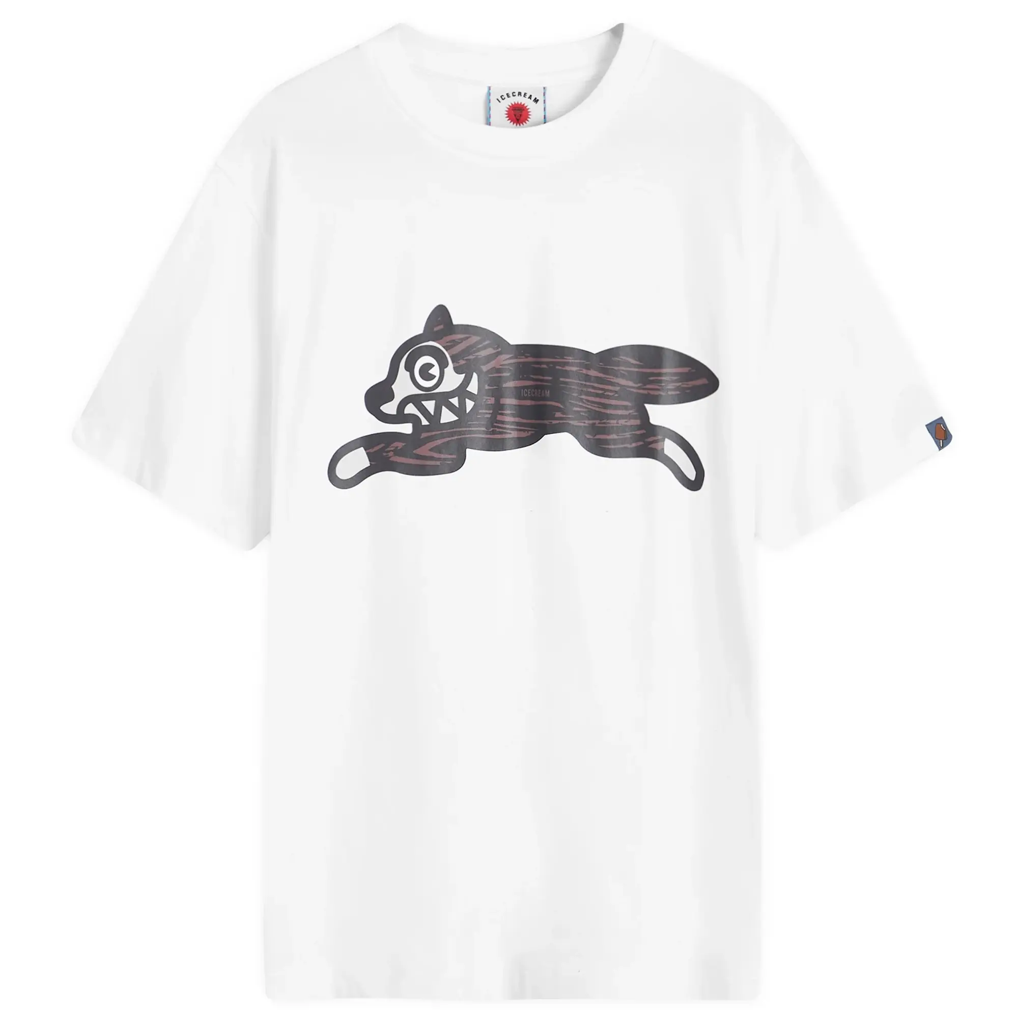 ICECREAM Running Dog T-Shirt, White