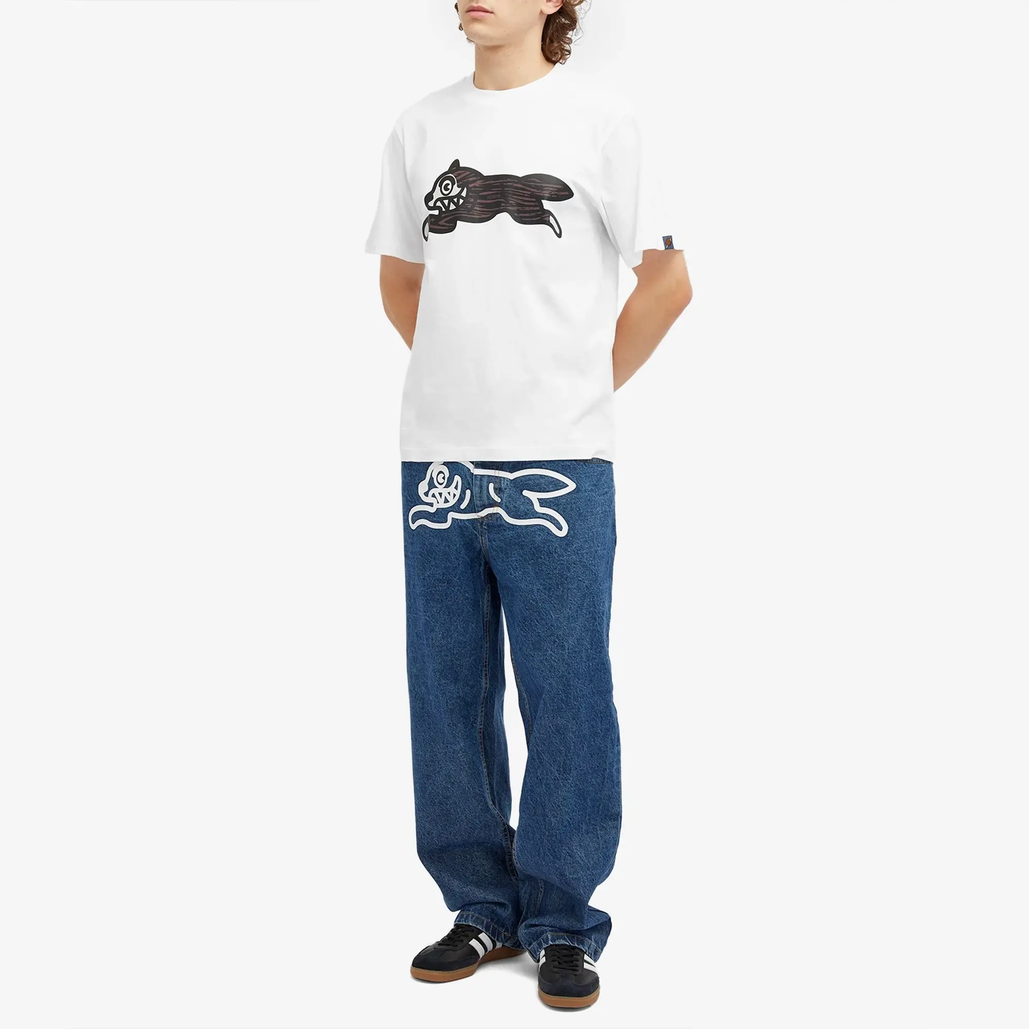 ICECREAM Running Dog T-Shirt, White