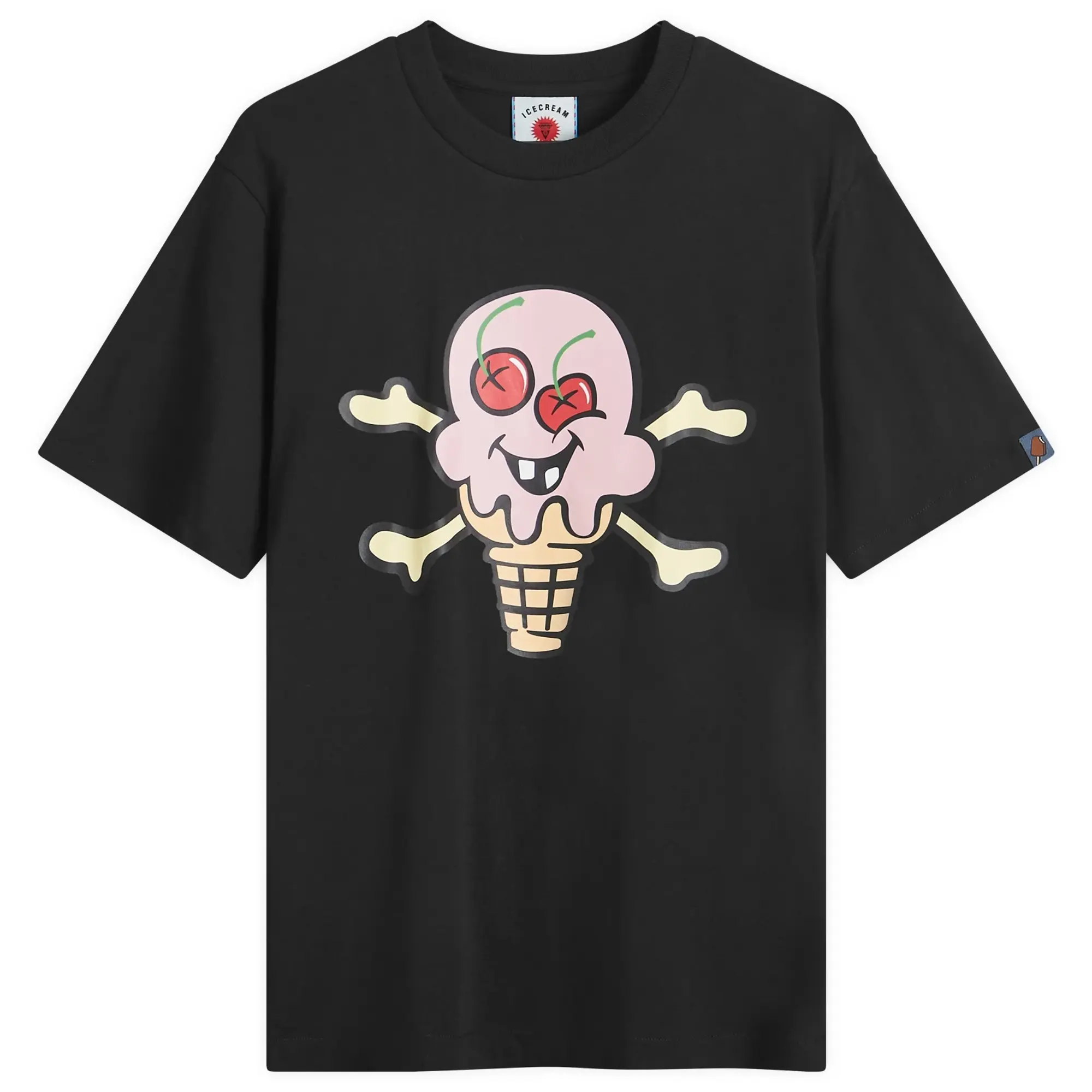 ICECREAM Cones & Bones T-Shirt - Black - Mens