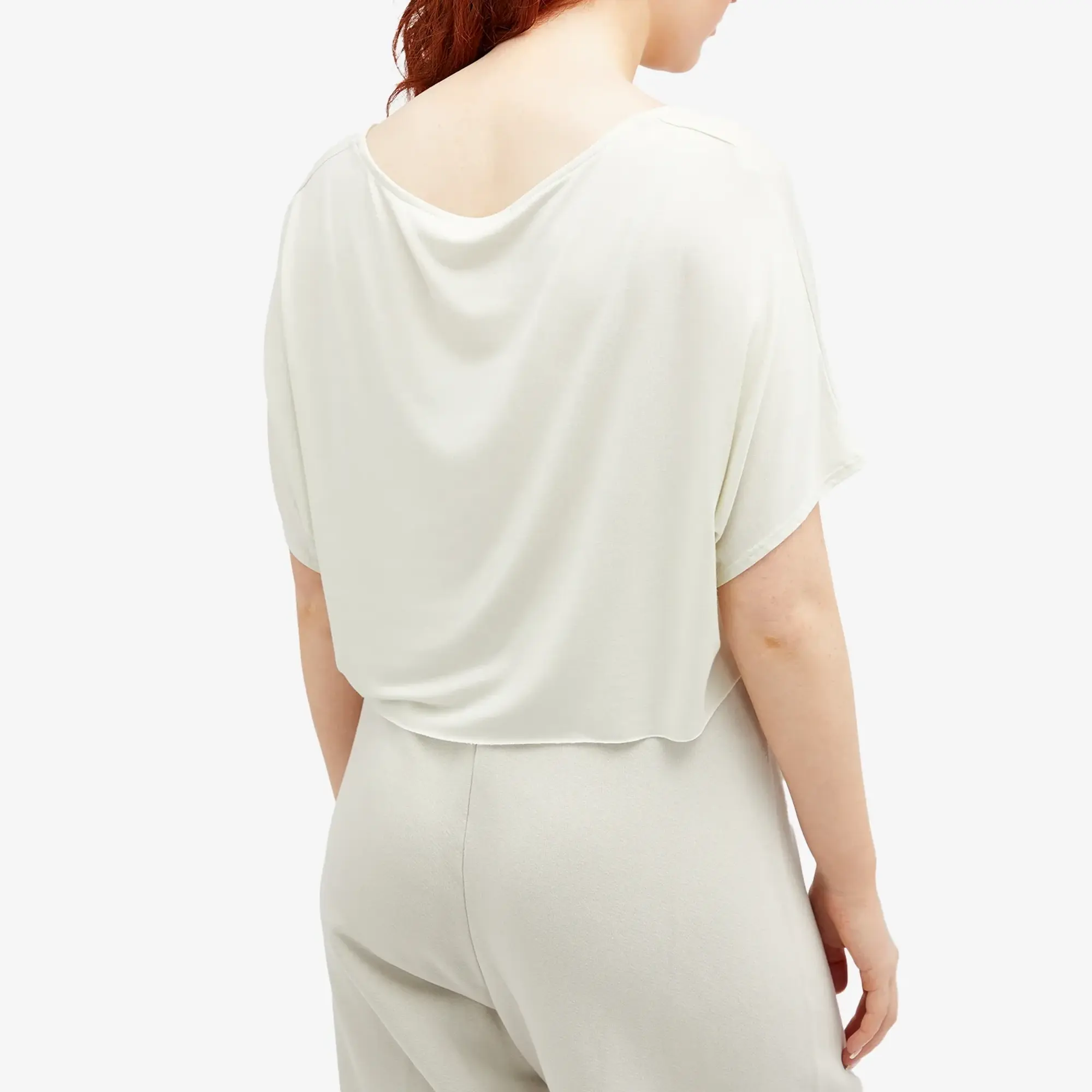 Joah Brown Women's Slouchy Crop T-Shirt Chalk