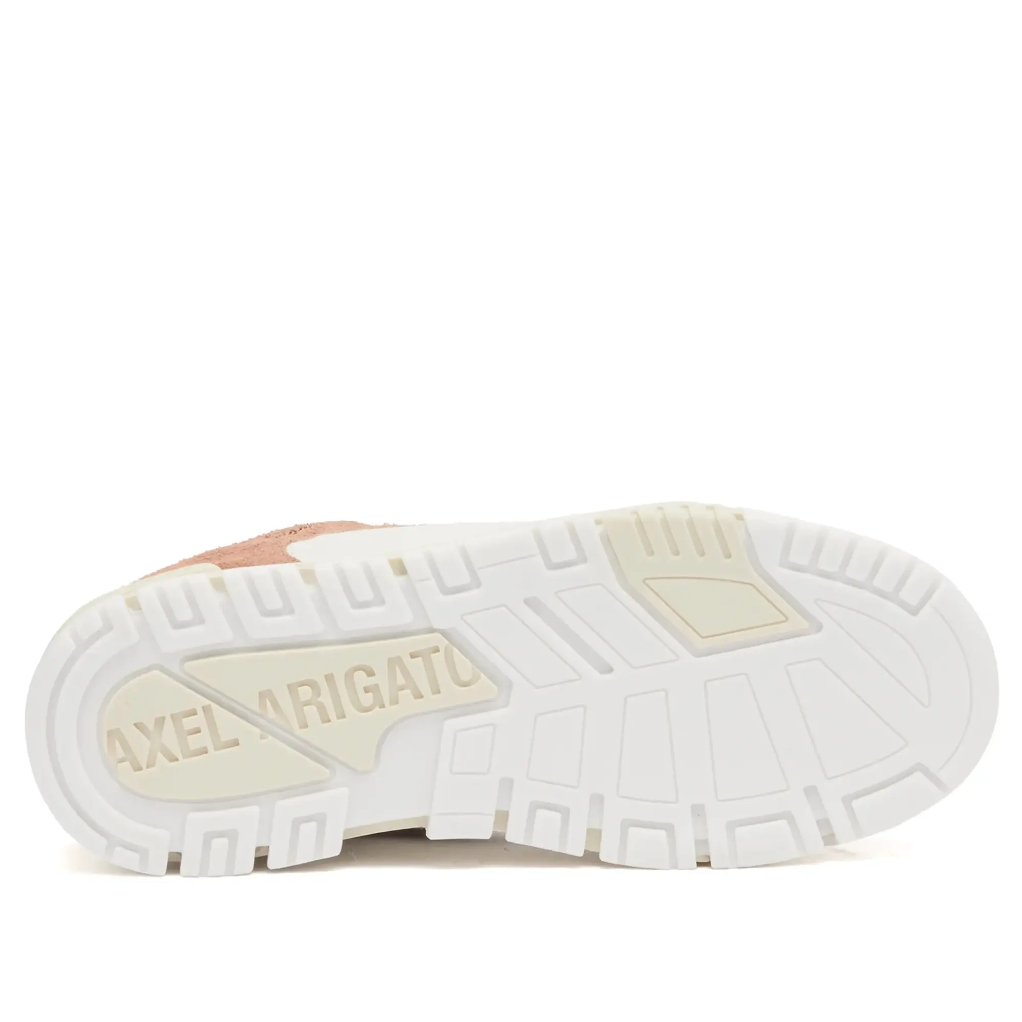 Axel Arigato Men's Area Lo Sneaker Off White/Light Brown Hairy Suede