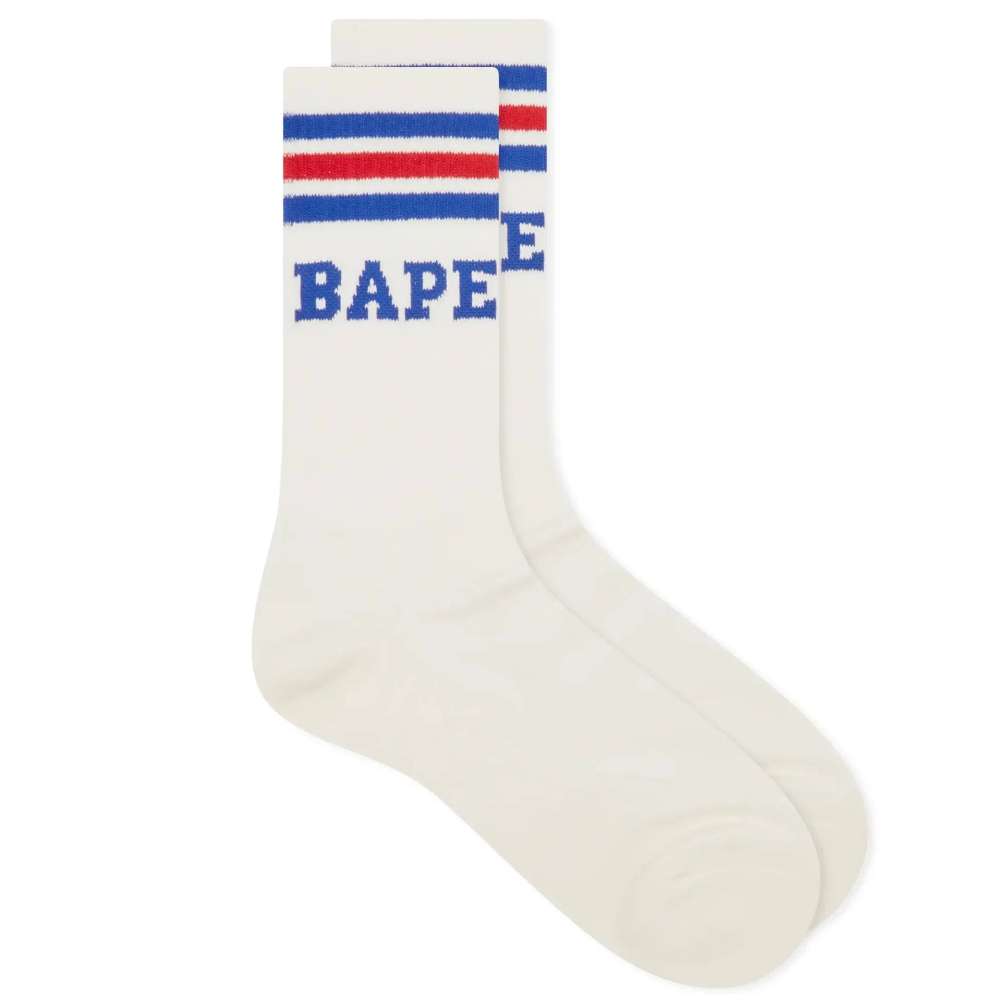 A Bathing Ape Men's Bape Stripe Socks Blue/Red