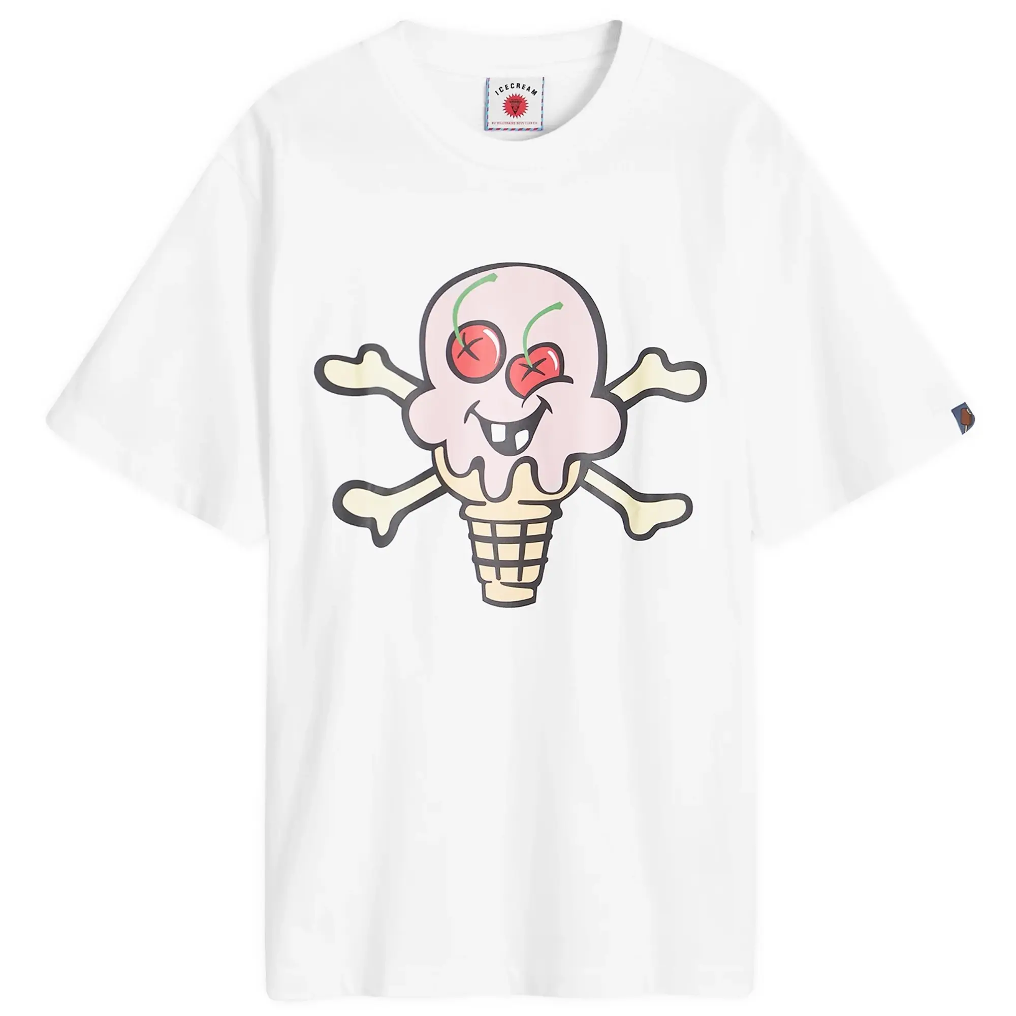 ICECREAM Cones & Bones T-Shirt - White - Mens