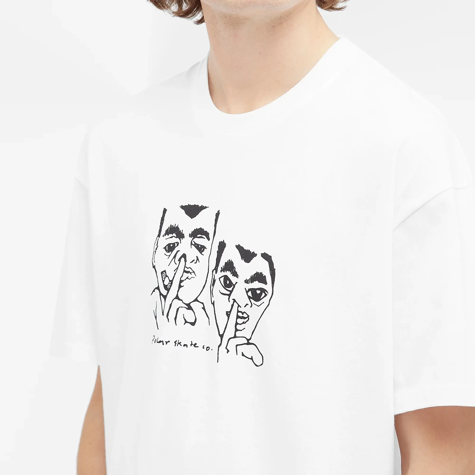 Polar Skate Co. Men's Boogers T-Shirt White