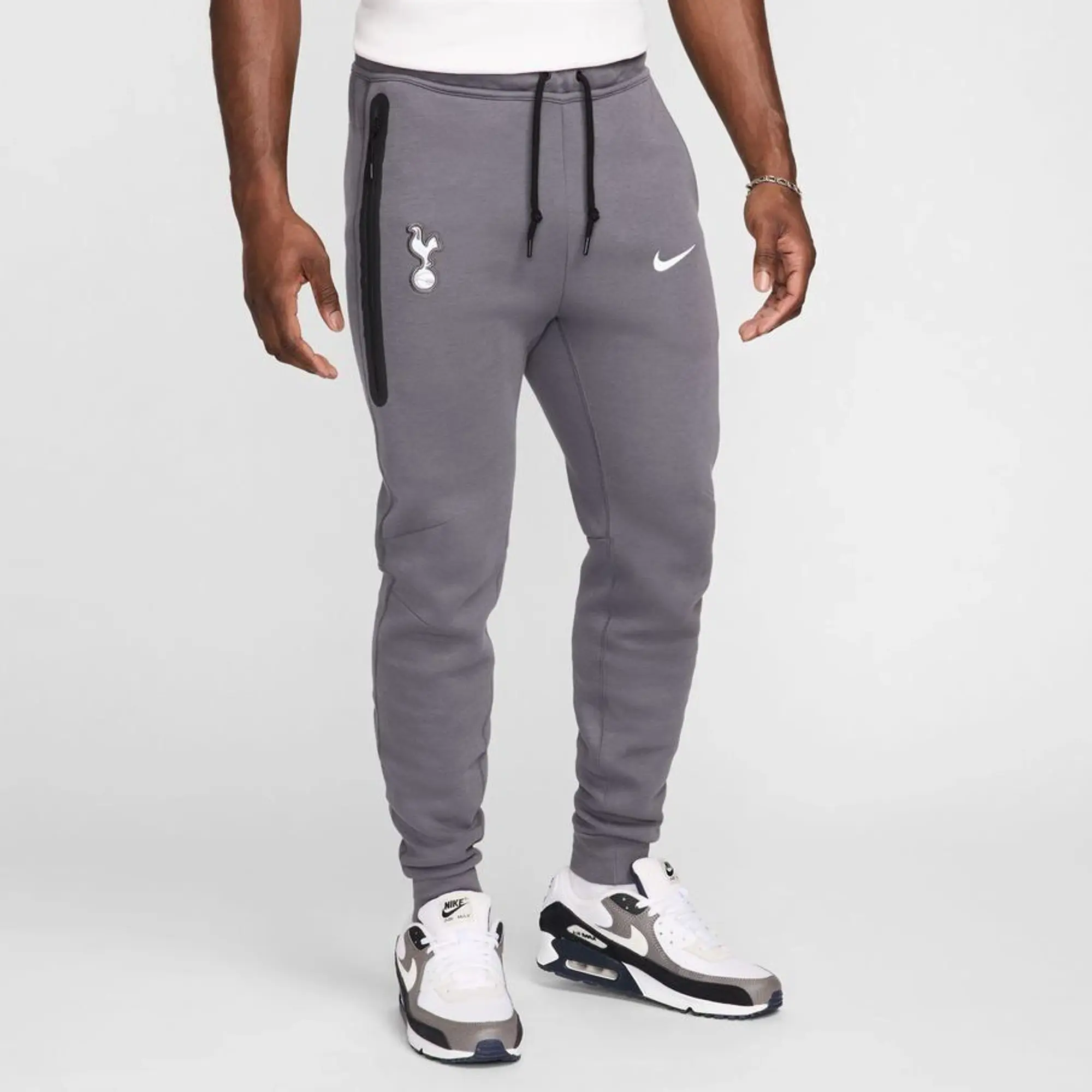 Nike Tottenham NSW Tech Fleece Jog Pants  - Dark Grey/White - 2024-2025