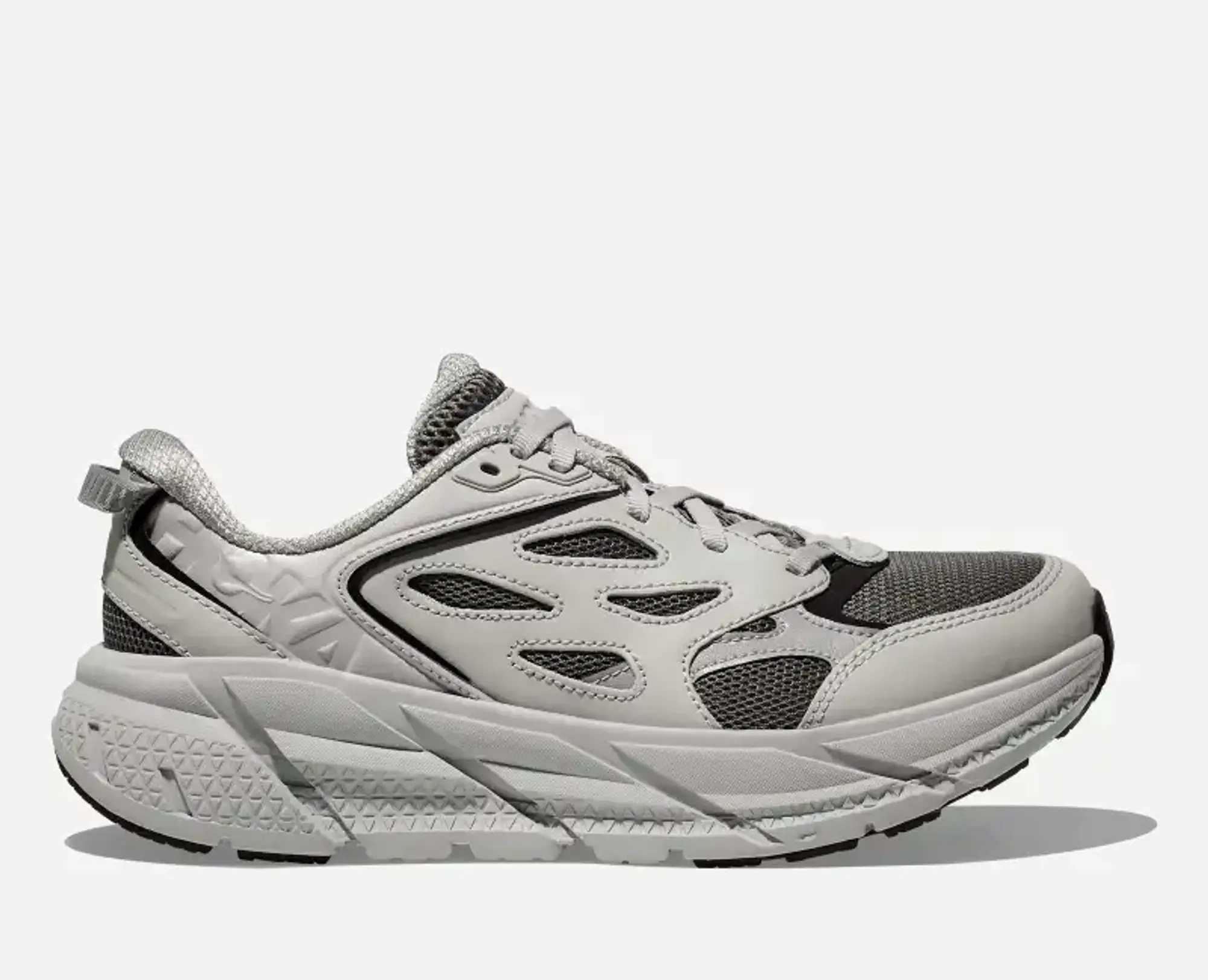 Hoka One One HOKA Clifton L Walking Shoes in Stellar Grey/Stardust