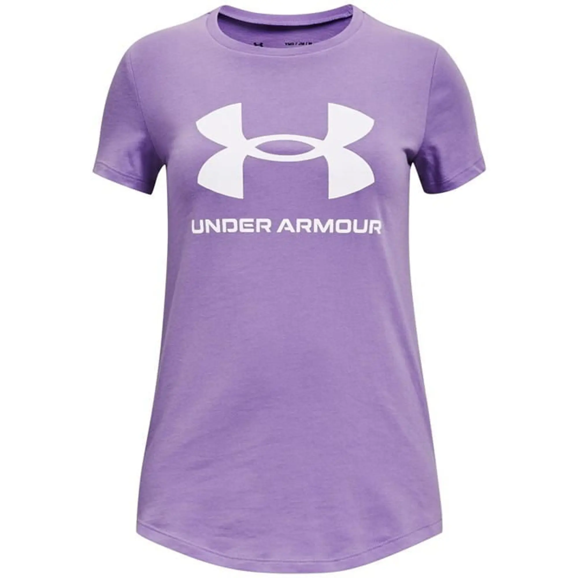 Girls'  Under Armour  Graphic Short Sleeve Salt Purple / Lavish YLG (59 - 63 in)
