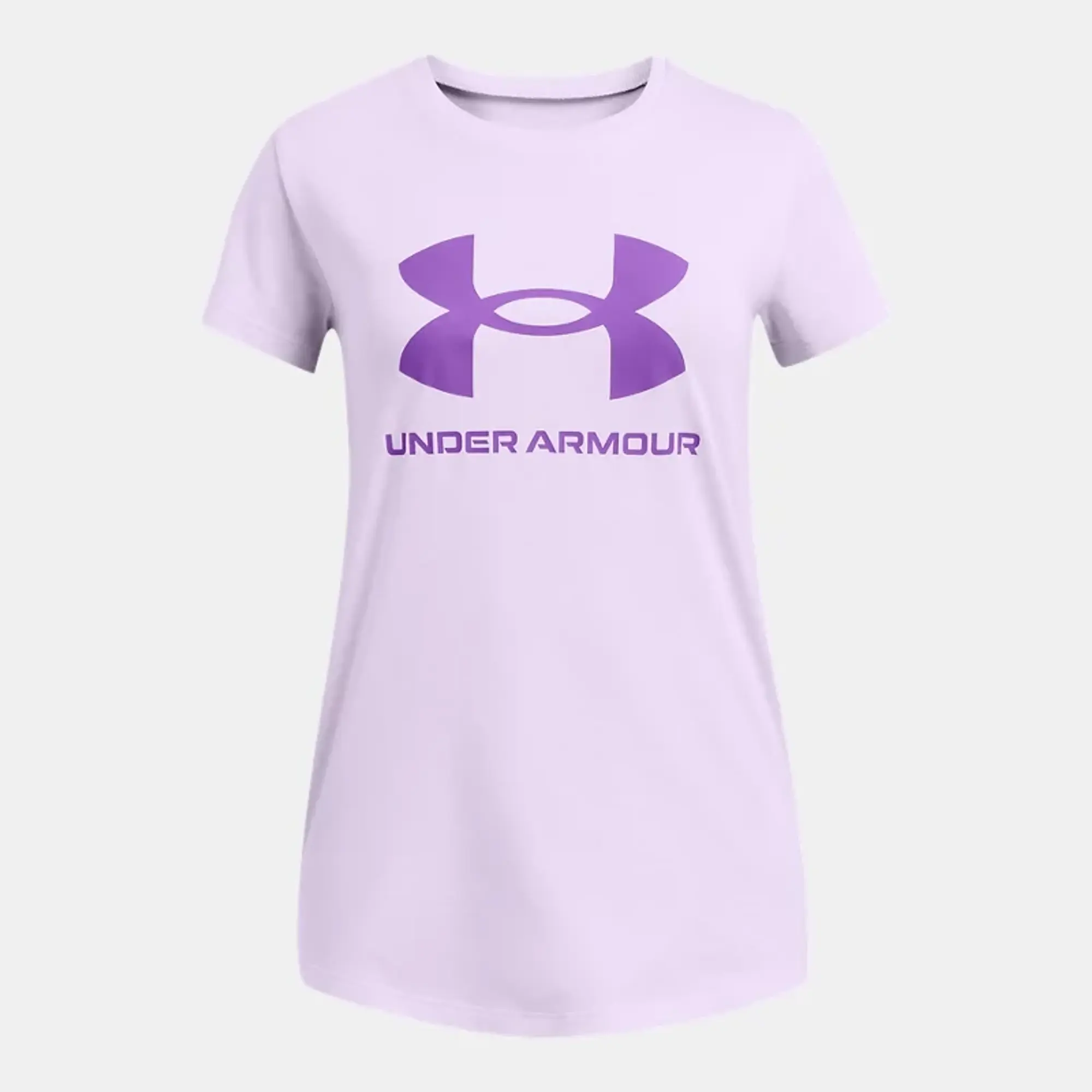 Girls'  Under Armour  Graphic Short Sleeve Salt Purple / Lavish YLG (59 - 63 in)