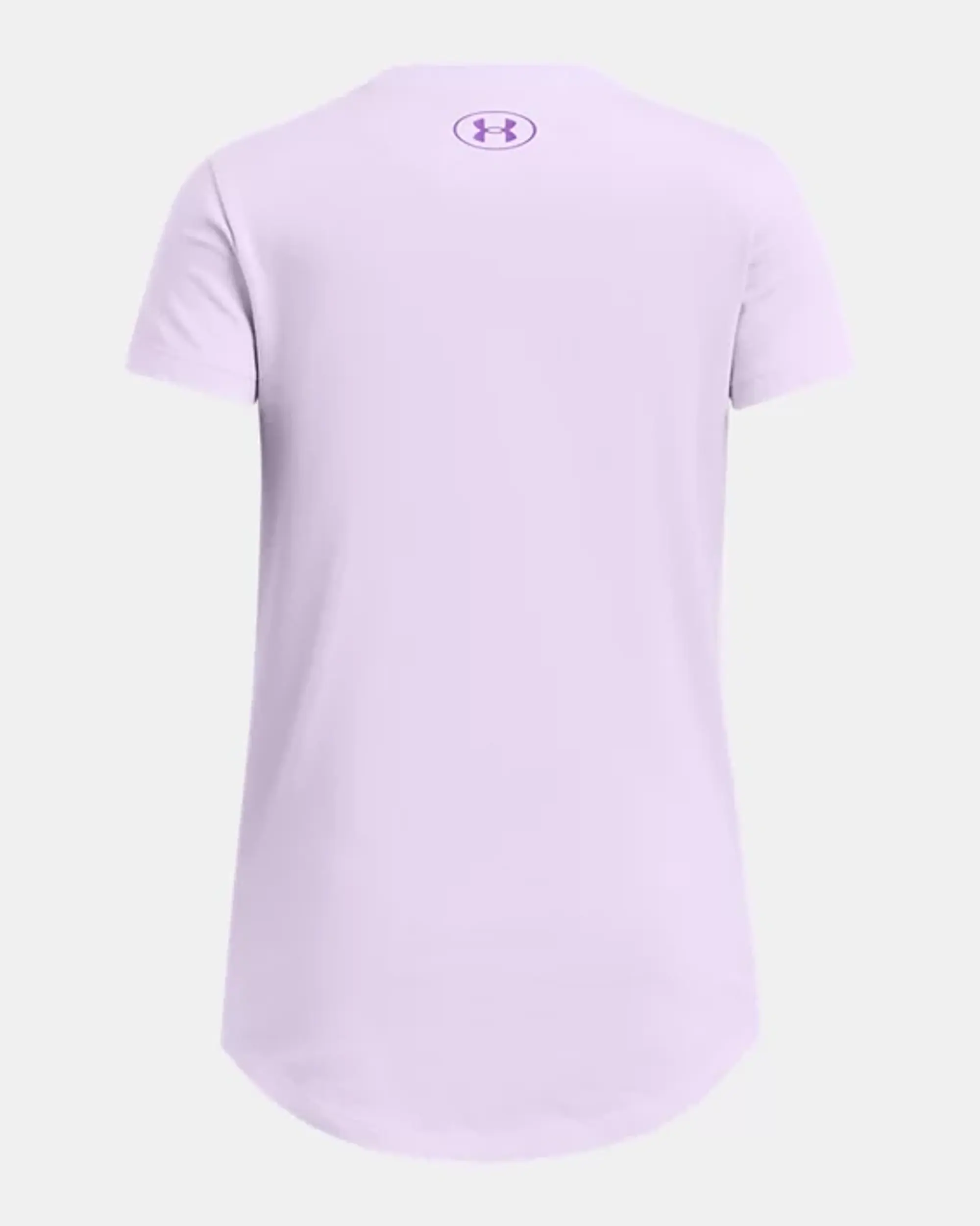 Girls'  Under Armour  Graphic Short Sleeve Salt Purple / Lavish YLG (59 - 63 in)