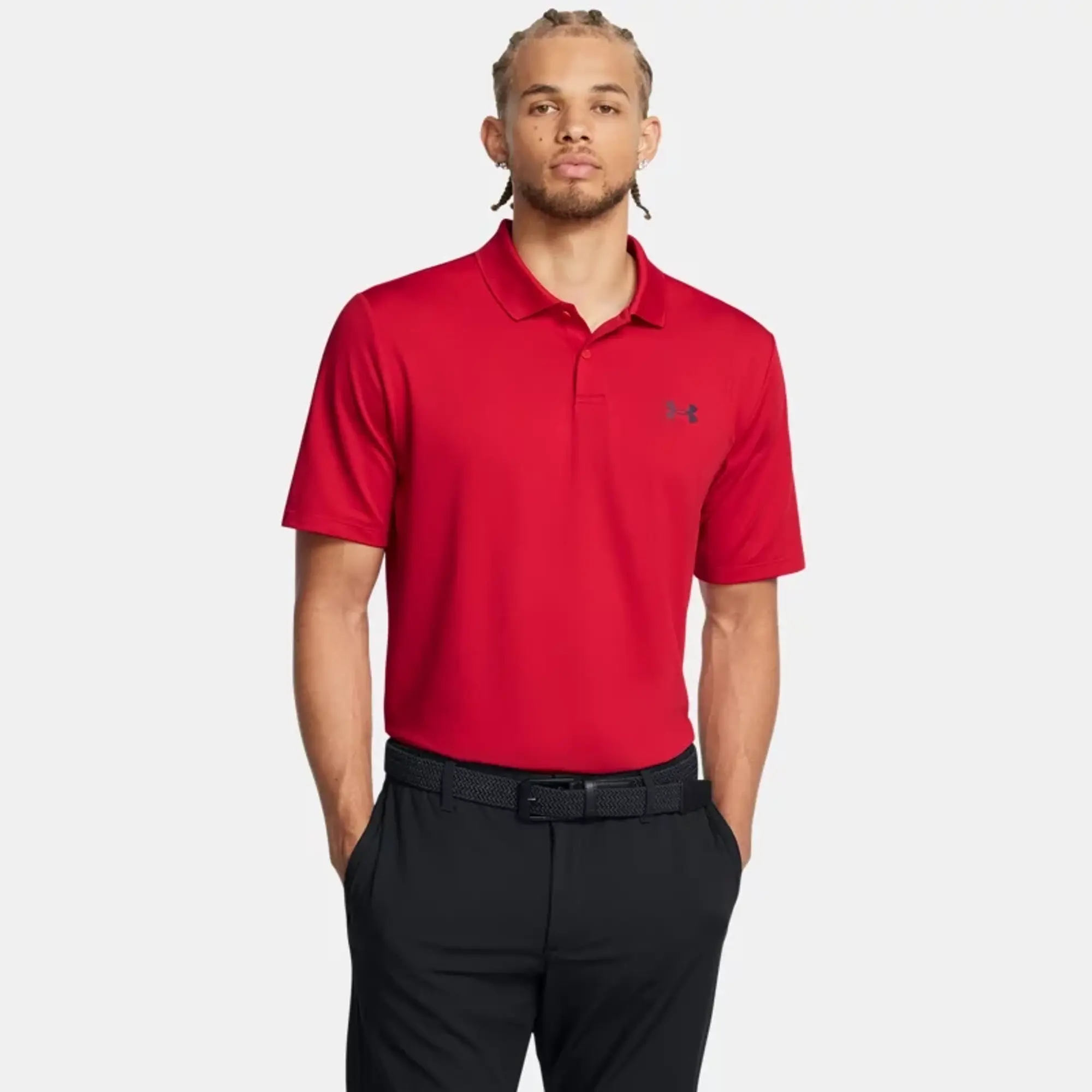 Men's  Under Armour  Matchplay Polo Red / Midnight Navy L