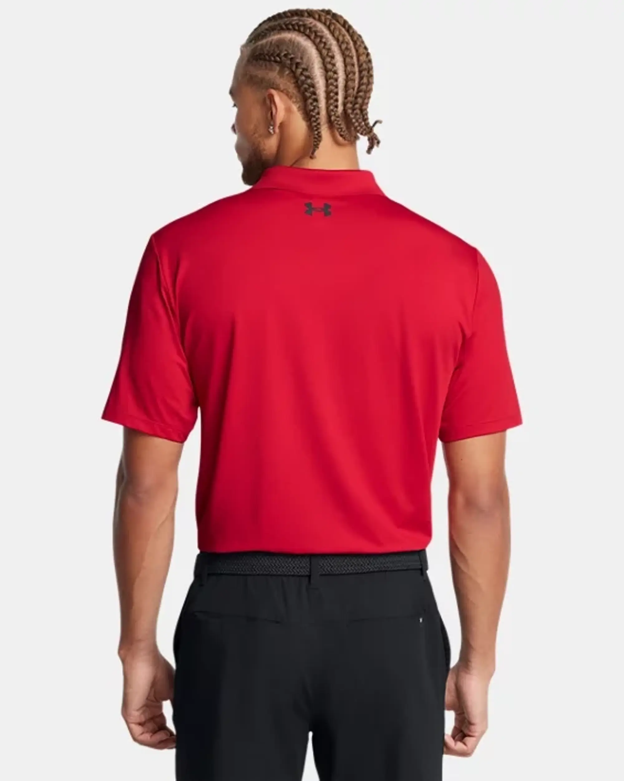 Men's  Under Armour  Matchplay Polo Red / Midnight Navy L