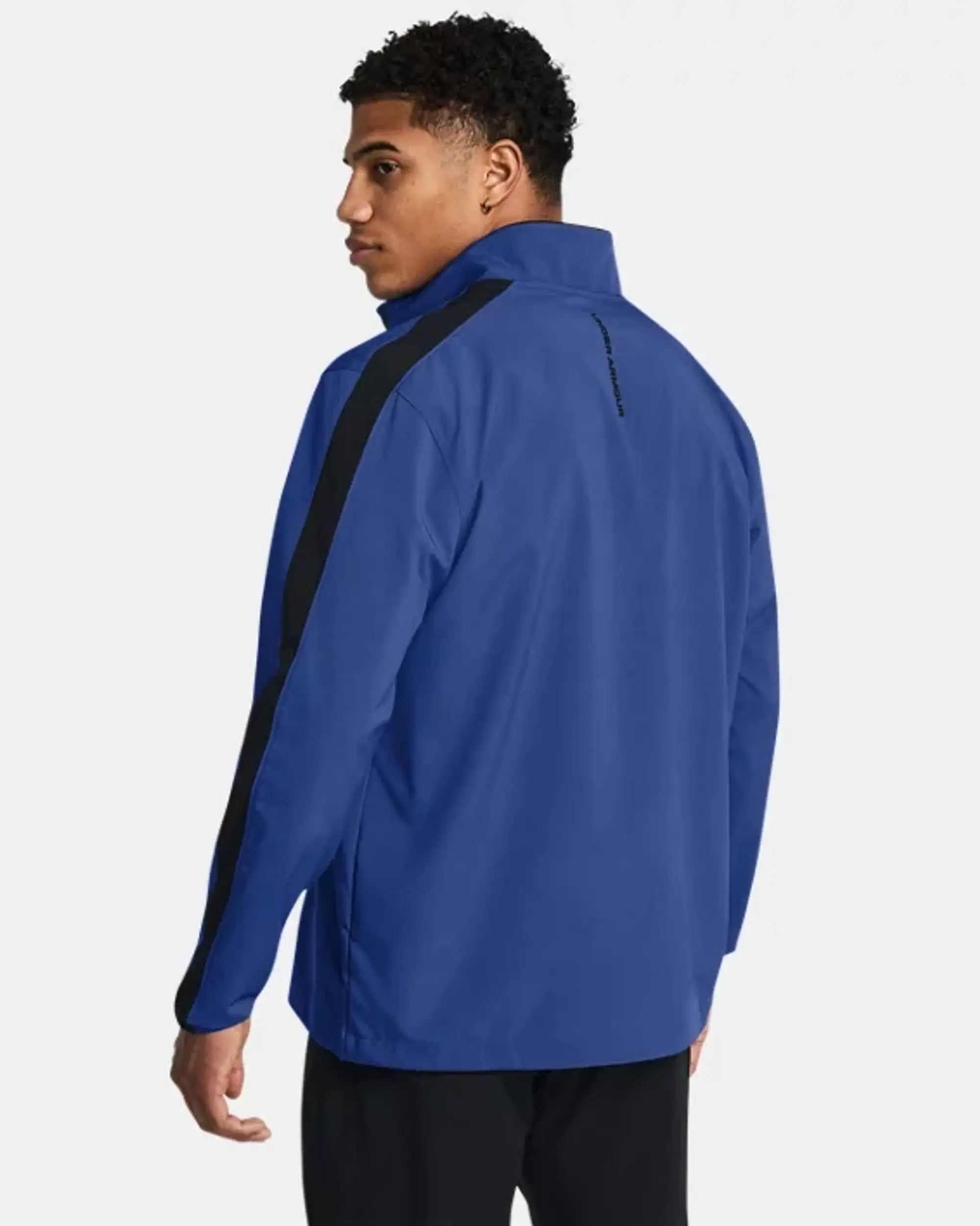 Men's  Under Armour  Storm Windstrike ½ Zip Tech Blue / Black / White XXL