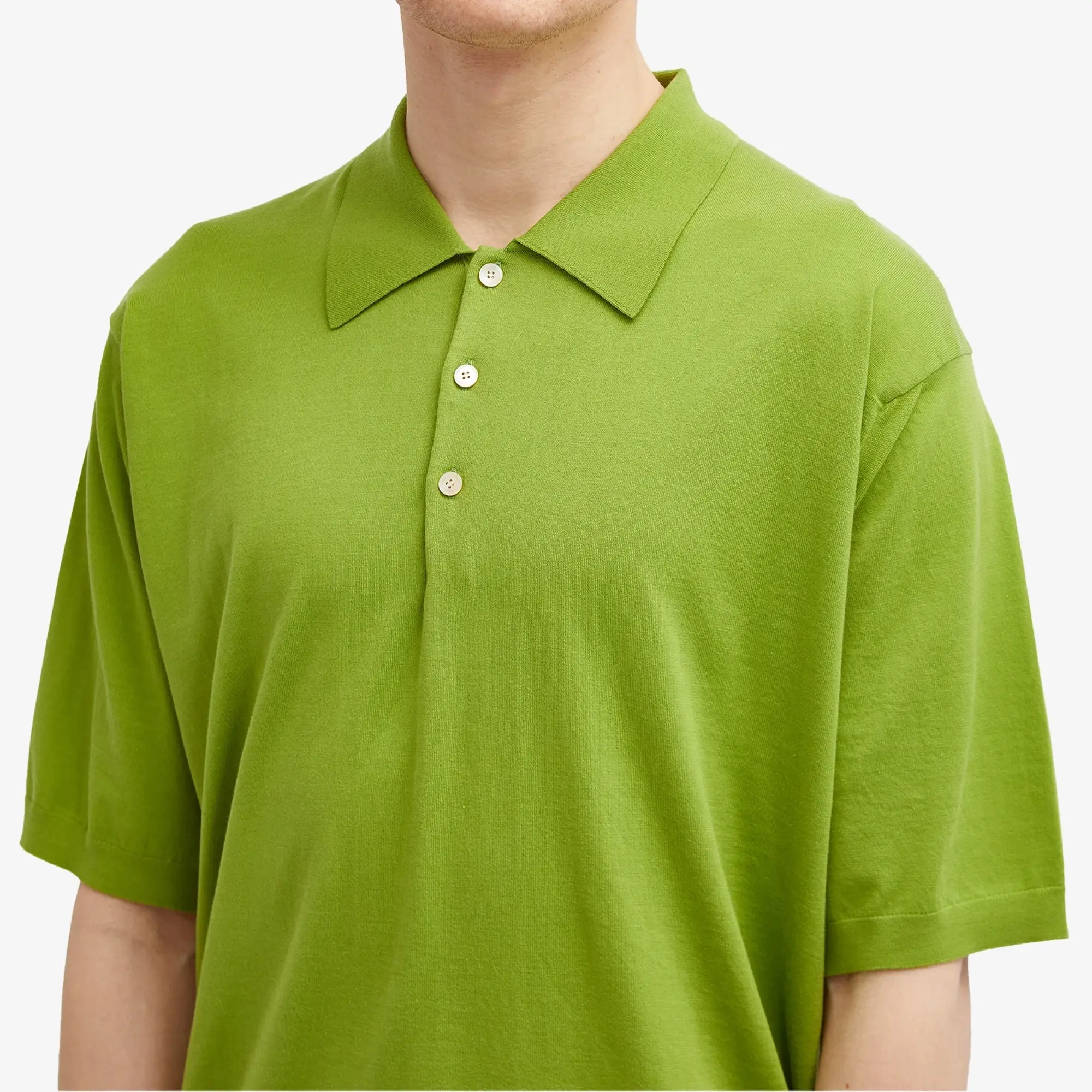 Crocs Auralee Men's Cotton Knit Polo Sage Green