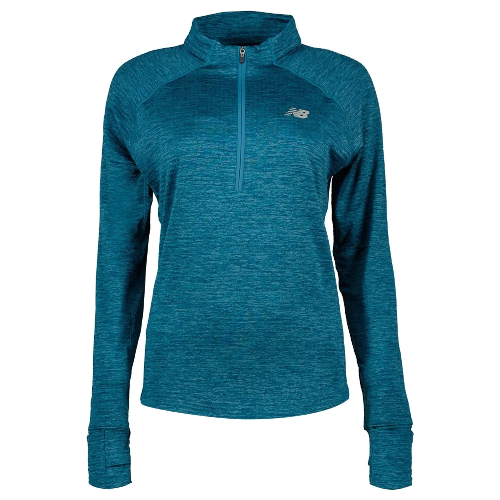 New Balance Athletics Heat Grid Half Zip Long Sleeve T-shirt