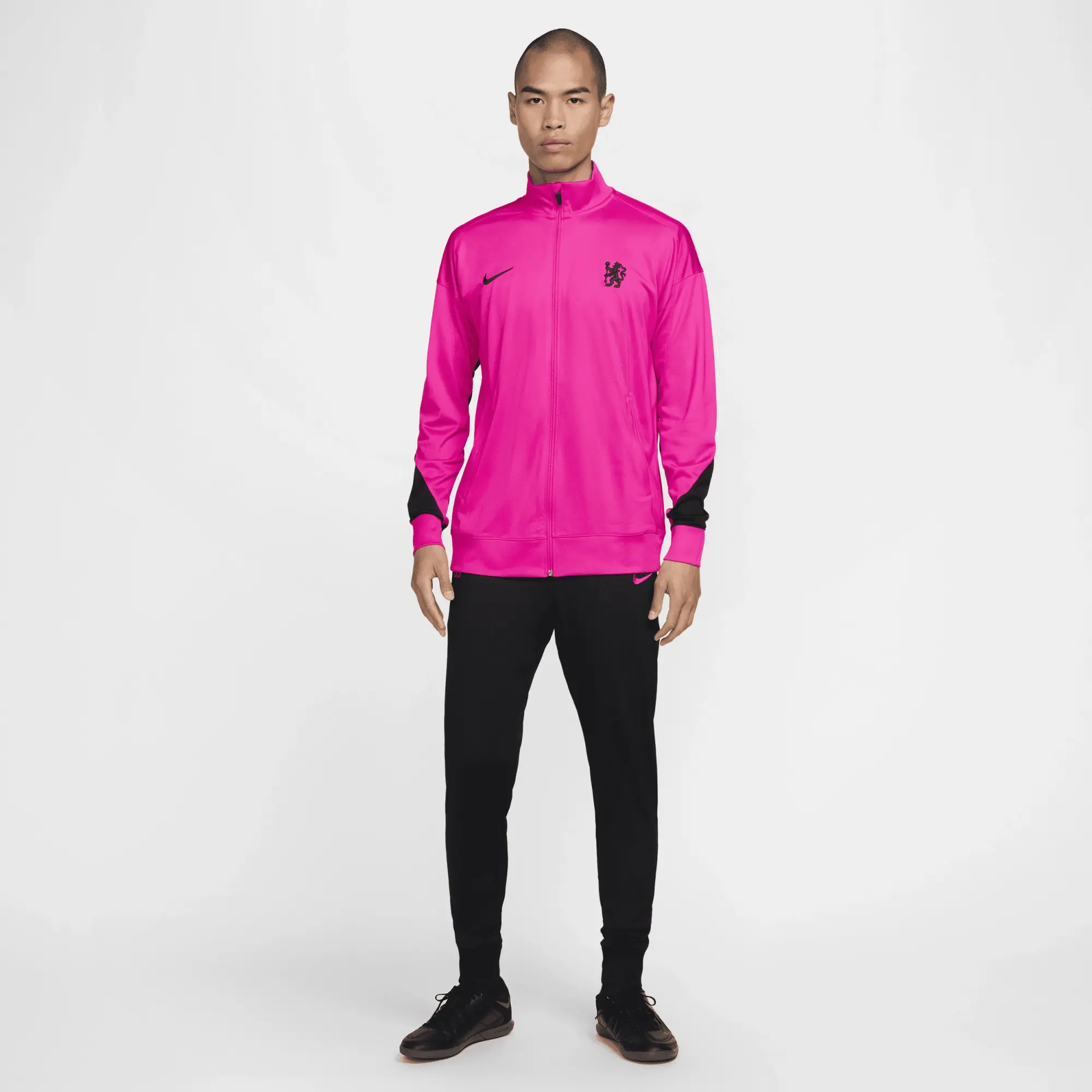 Chelsea F.C. Strike Third Men's Nike Dri-FIT Football Knit Tracksuit - Pink - Polyester