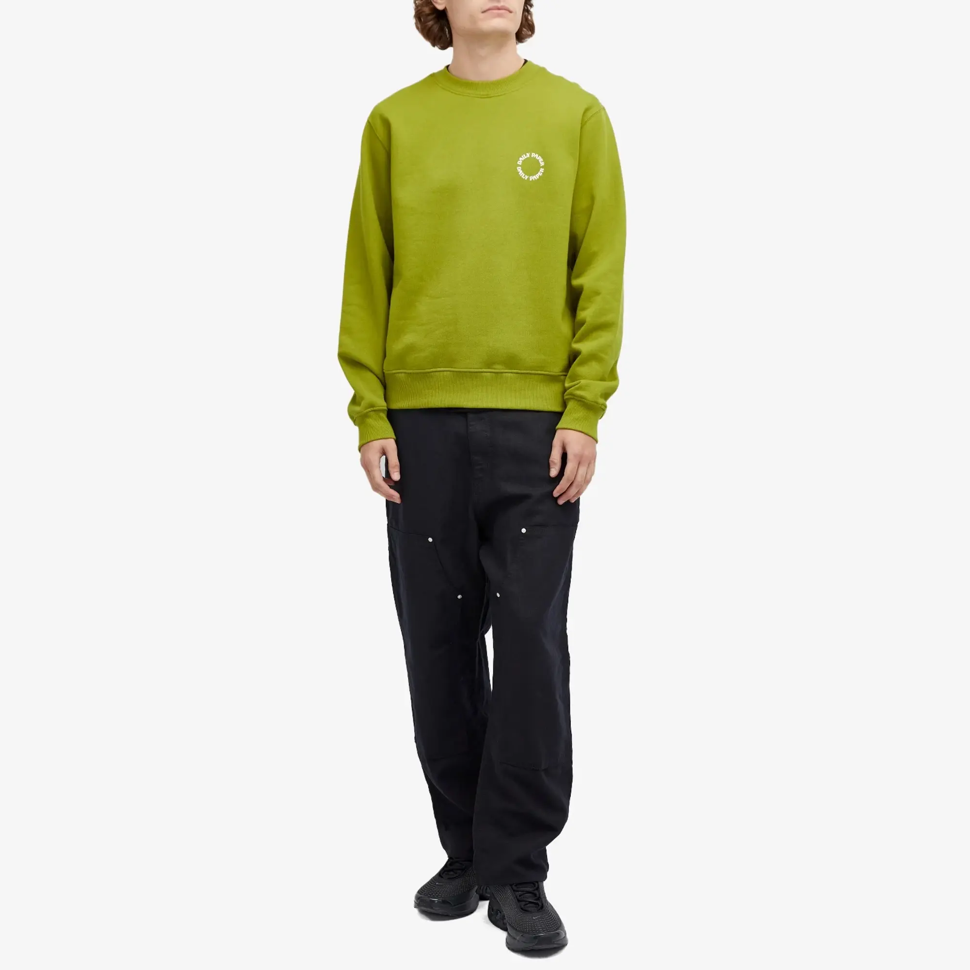 Crocs Daily Paper Men's Orbit Sweatshirt Cardamom Green