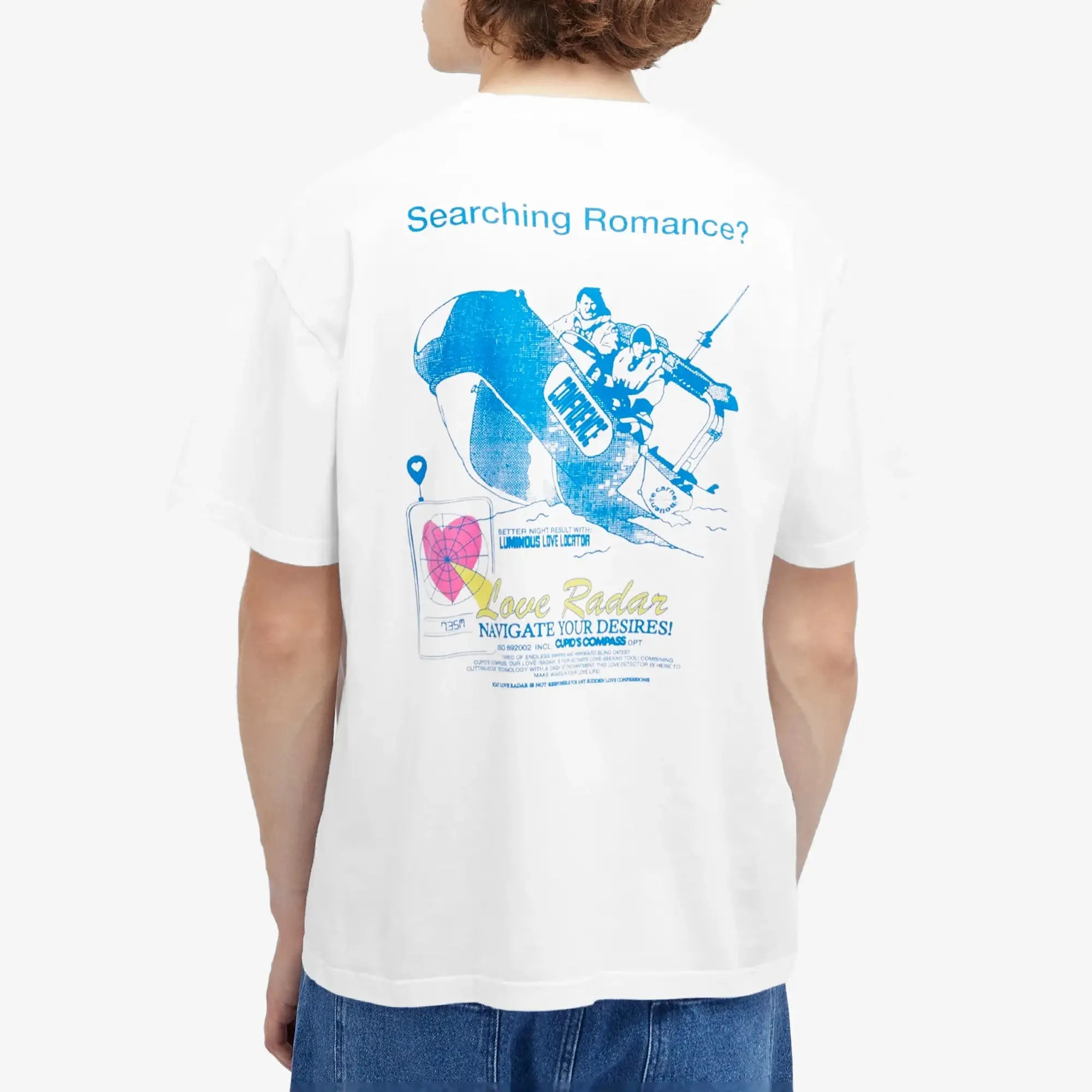 Crocs Carne Bollente Men's Searching Romance T-Shirt White