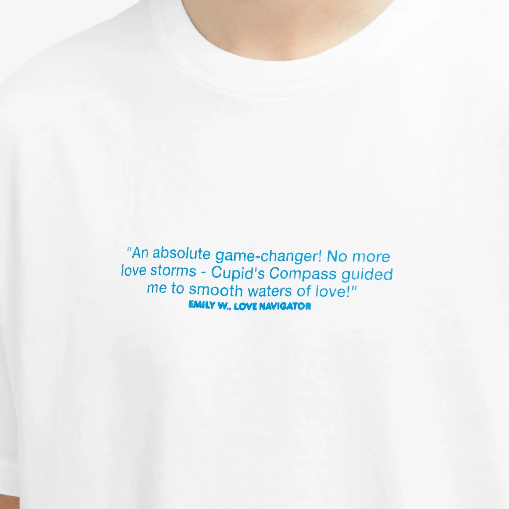 Crocs Carne Bollente Men's Searching Romance T-Shirt White