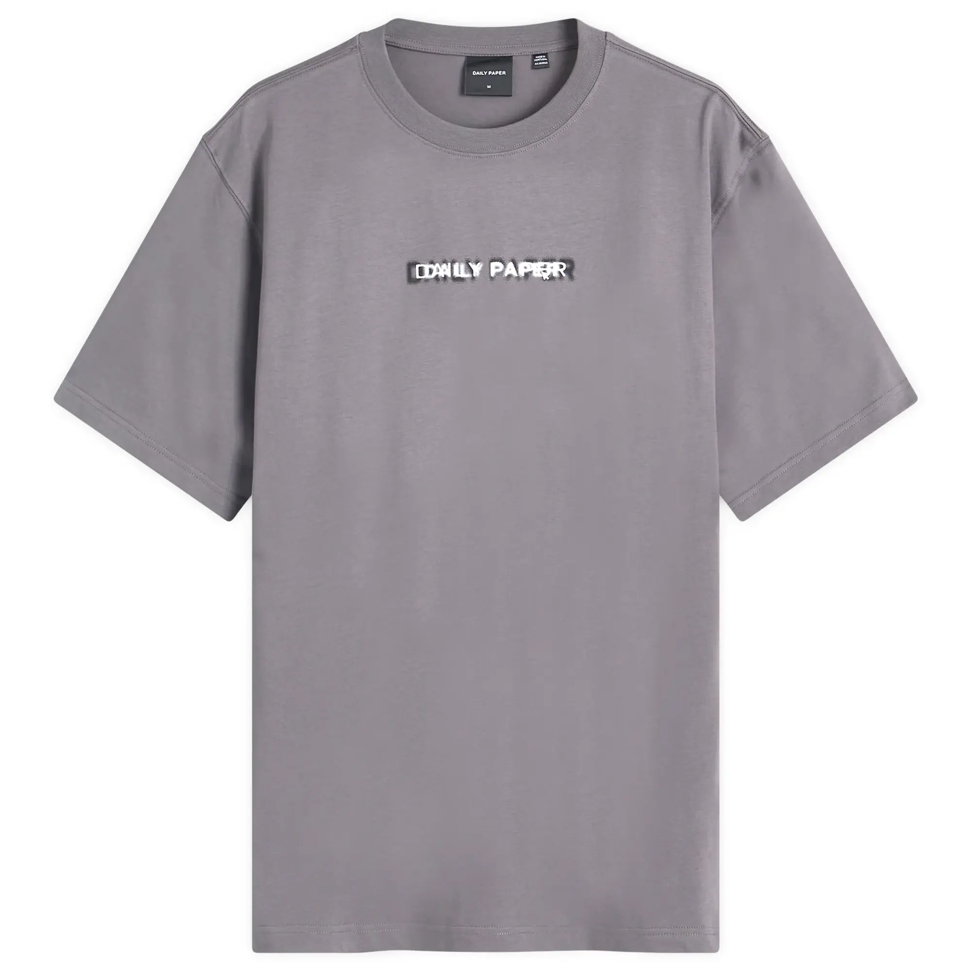 T-Shirt Daily Paper Click Boxy Ss T Shirt Rabbit Grey Xl
