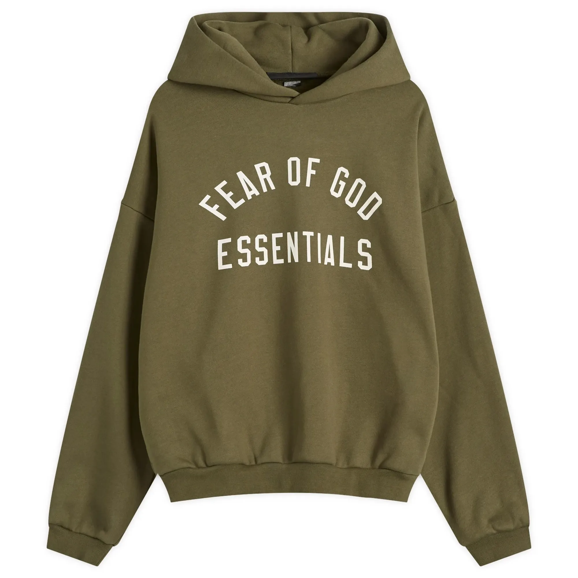 Crocs Fear Of God Essentials Fleece Hoodie Men Hoodies Green
