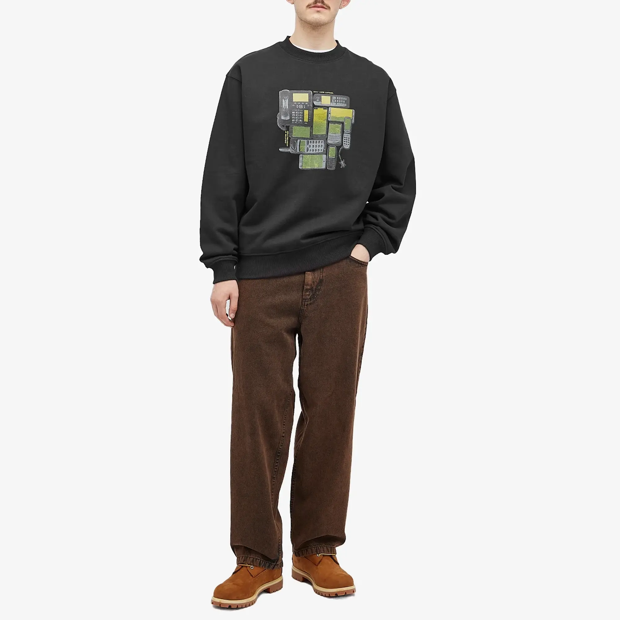 Crocs Daily Paper Men's Evolution Sweatshirt Black