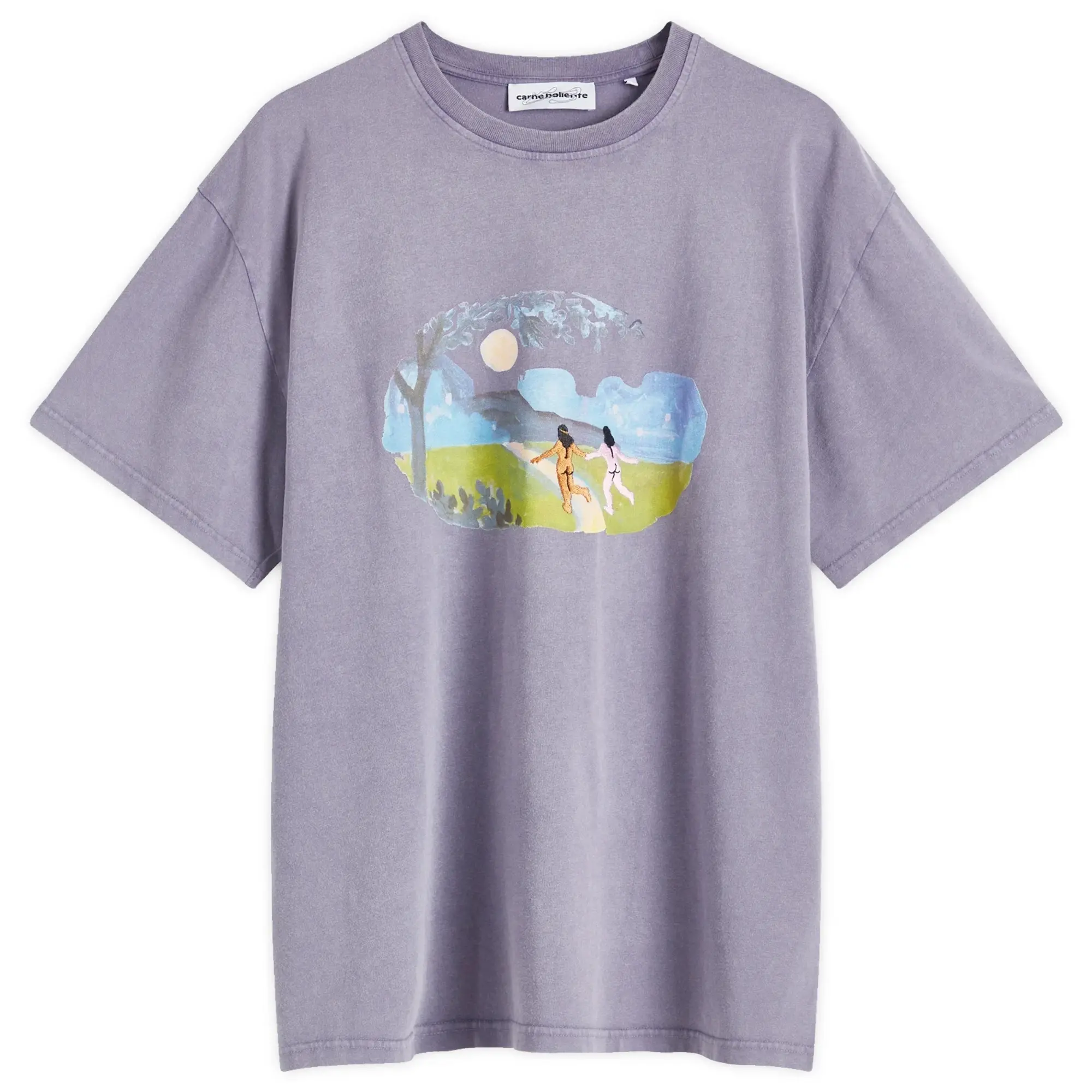 Crocs Carne Bollente Men's Lunar Lovers' Lane T-Shirt Lavender