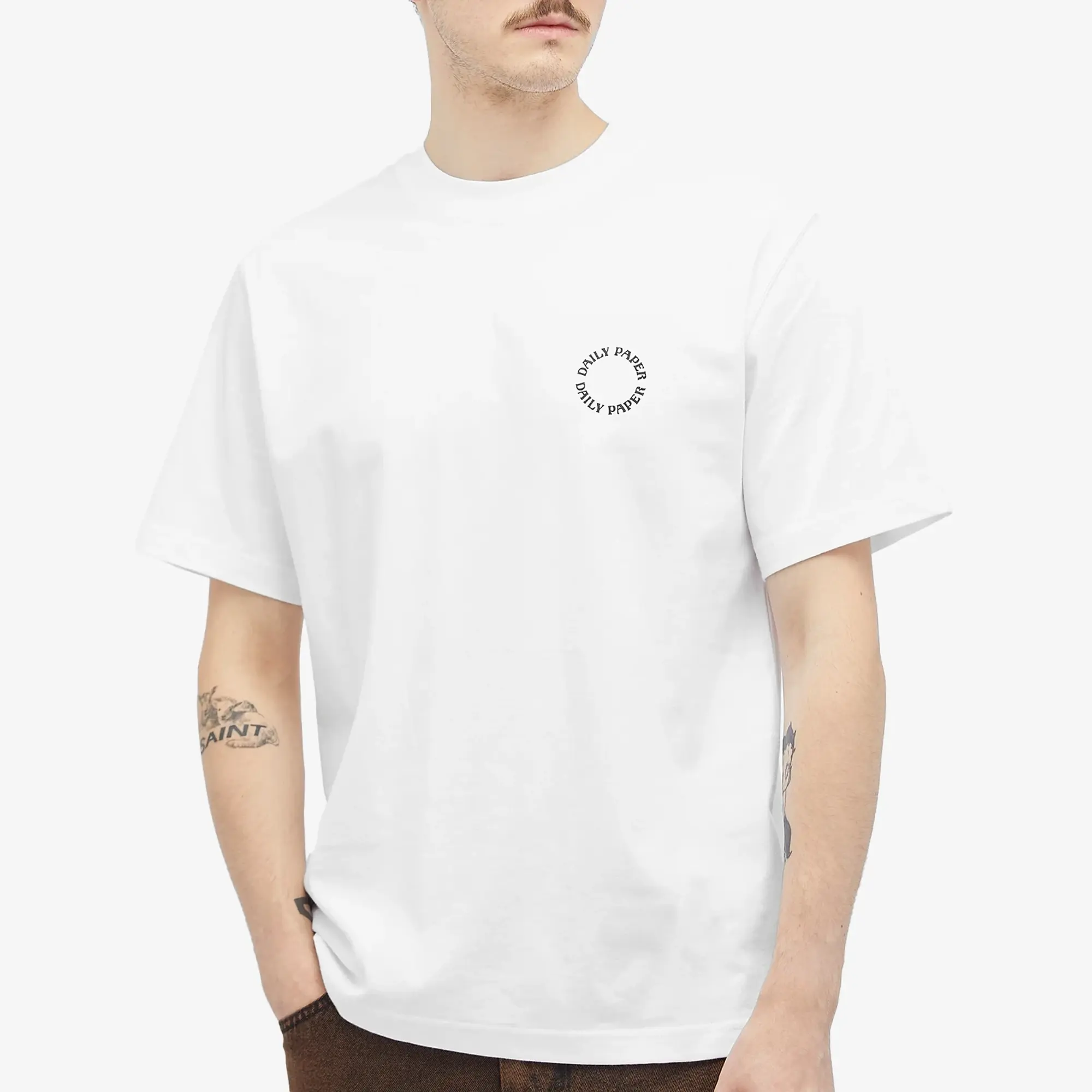 Daily Paper Orbit Tee Men Shortsleeves White