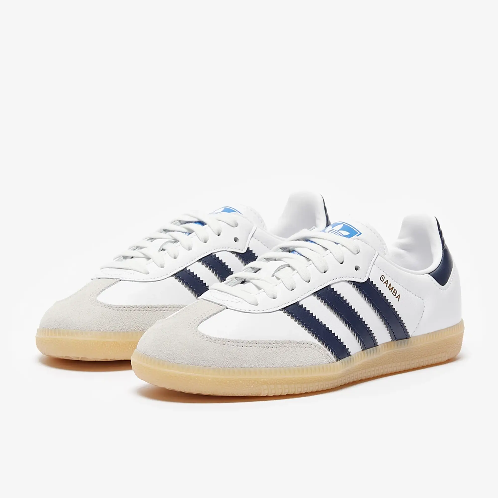 adidas Originals Junior Samba OG Trainer - White - Size 3 - White