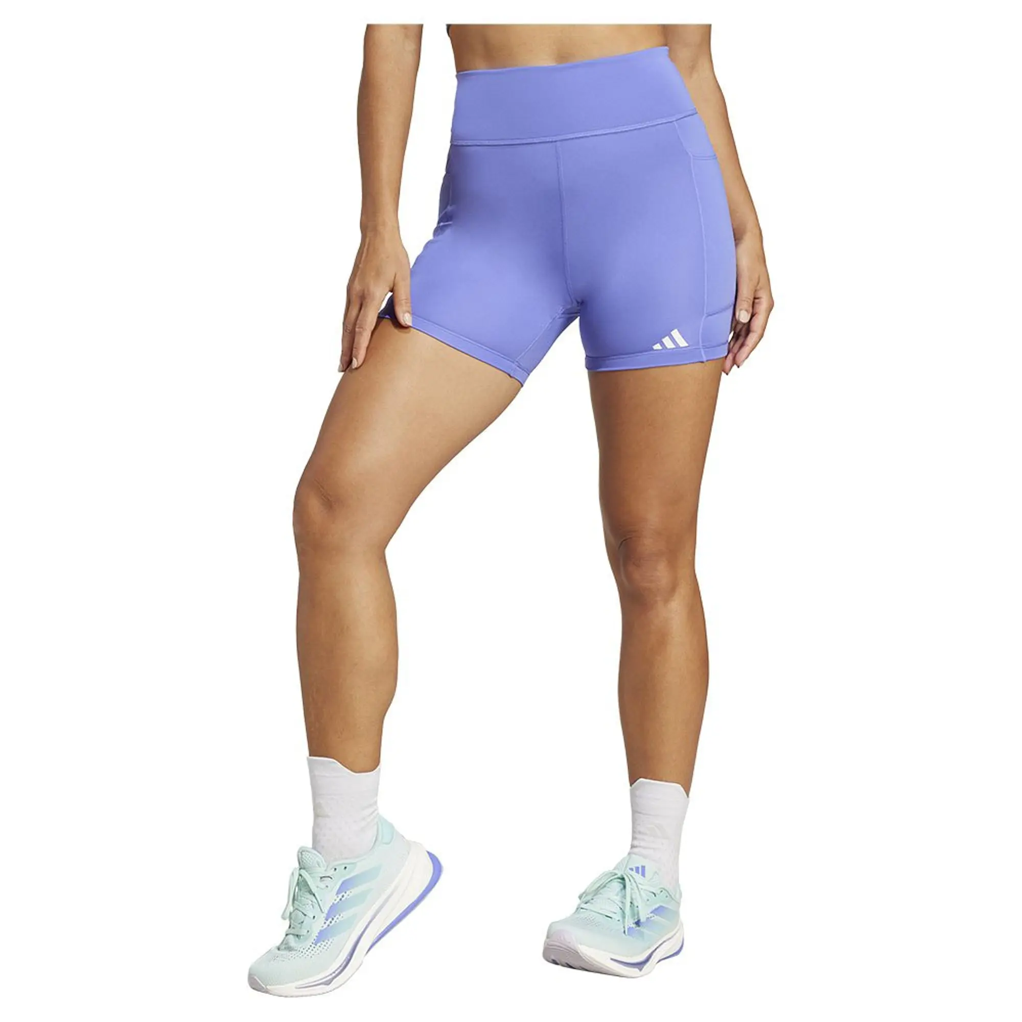 Adidas Own The Run 6 Short Leggings  - Purple
