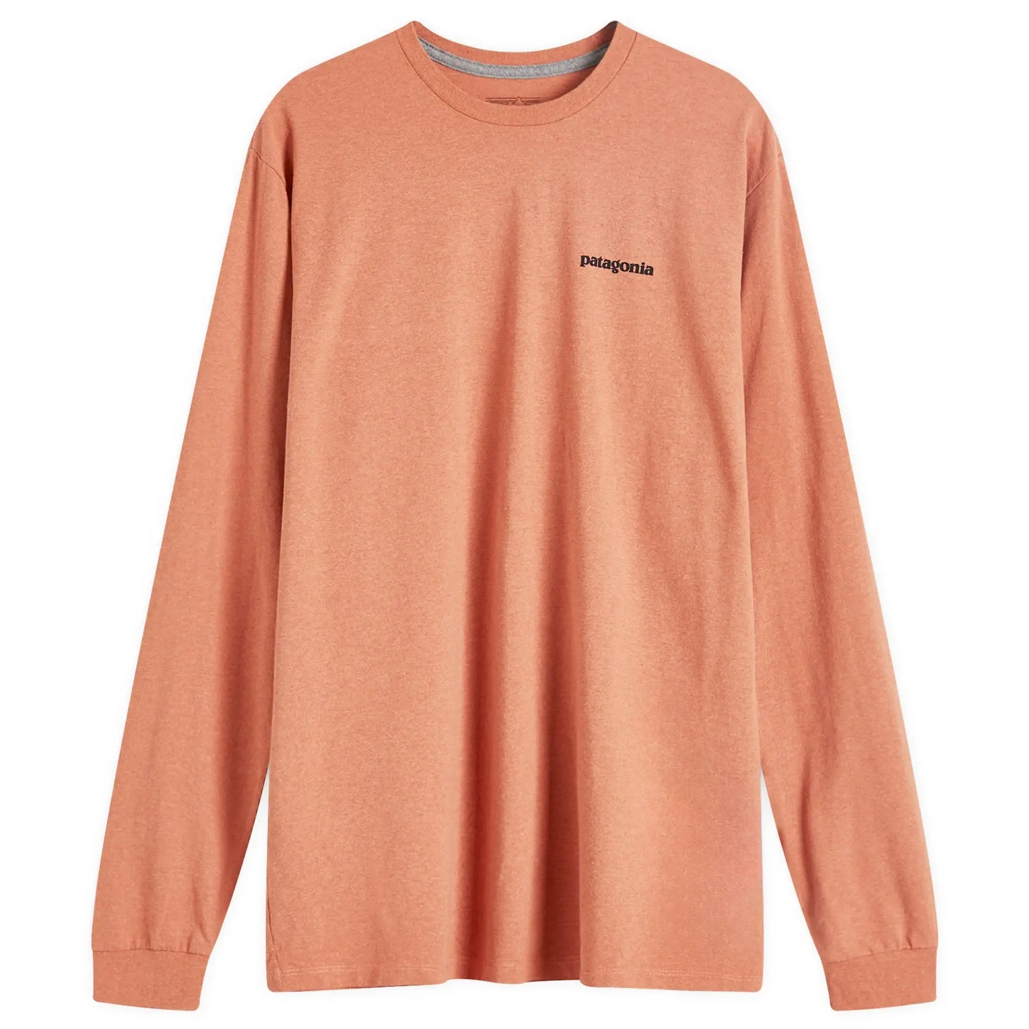 Crocs Patagonia Men's Long Sleeve P-6 Logo Responsibili-T-Shirt Redtail Rust