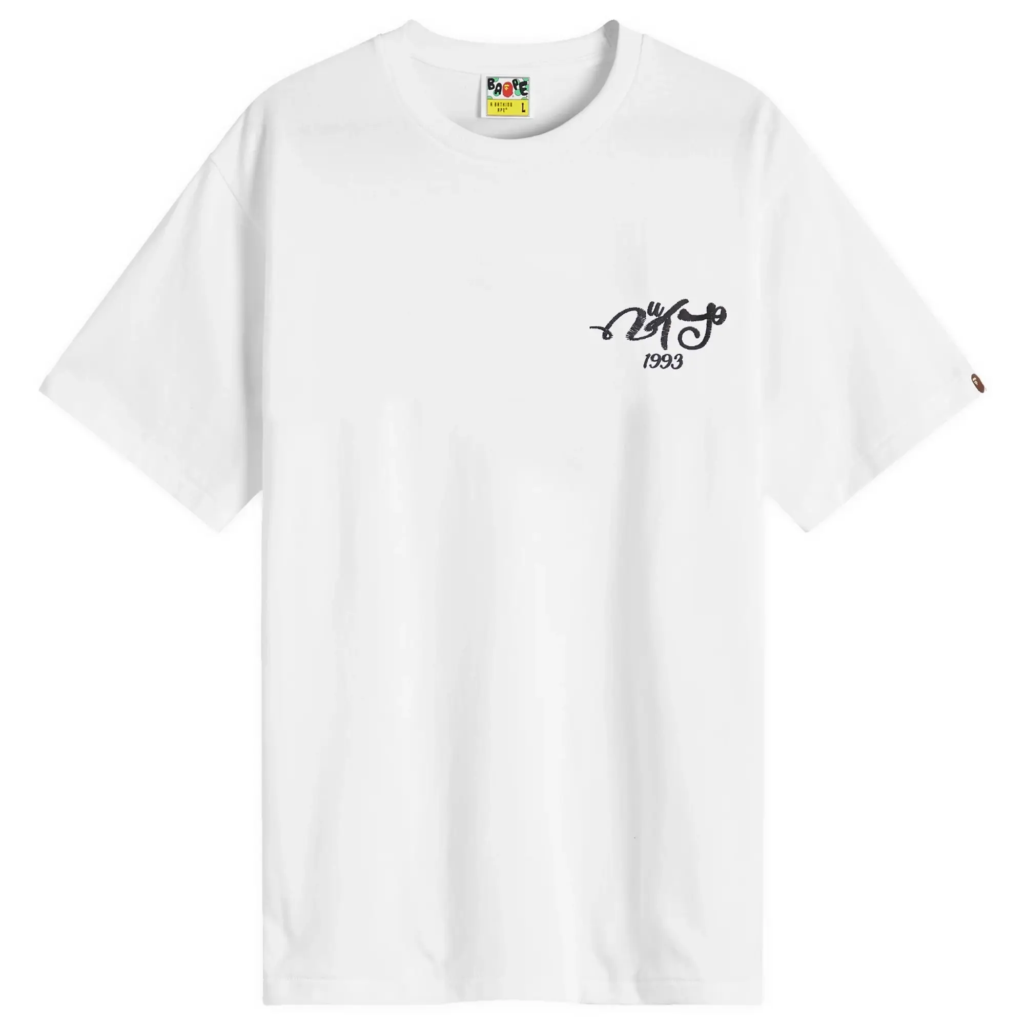 A Bathing Ape EMBROIDERY STYLE SOUVENIR LOGO TEE
