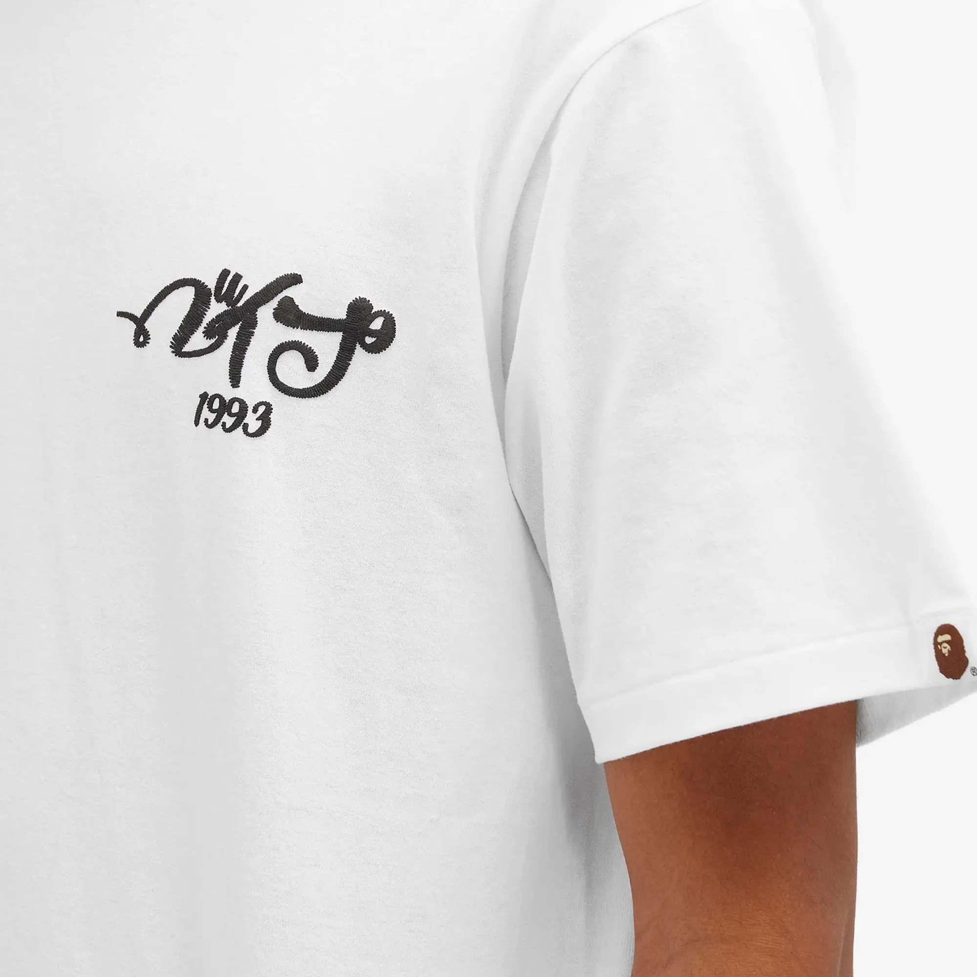 A Bathing Ape EMBROIDERY STYLE SOUVENIR LOGO TEE