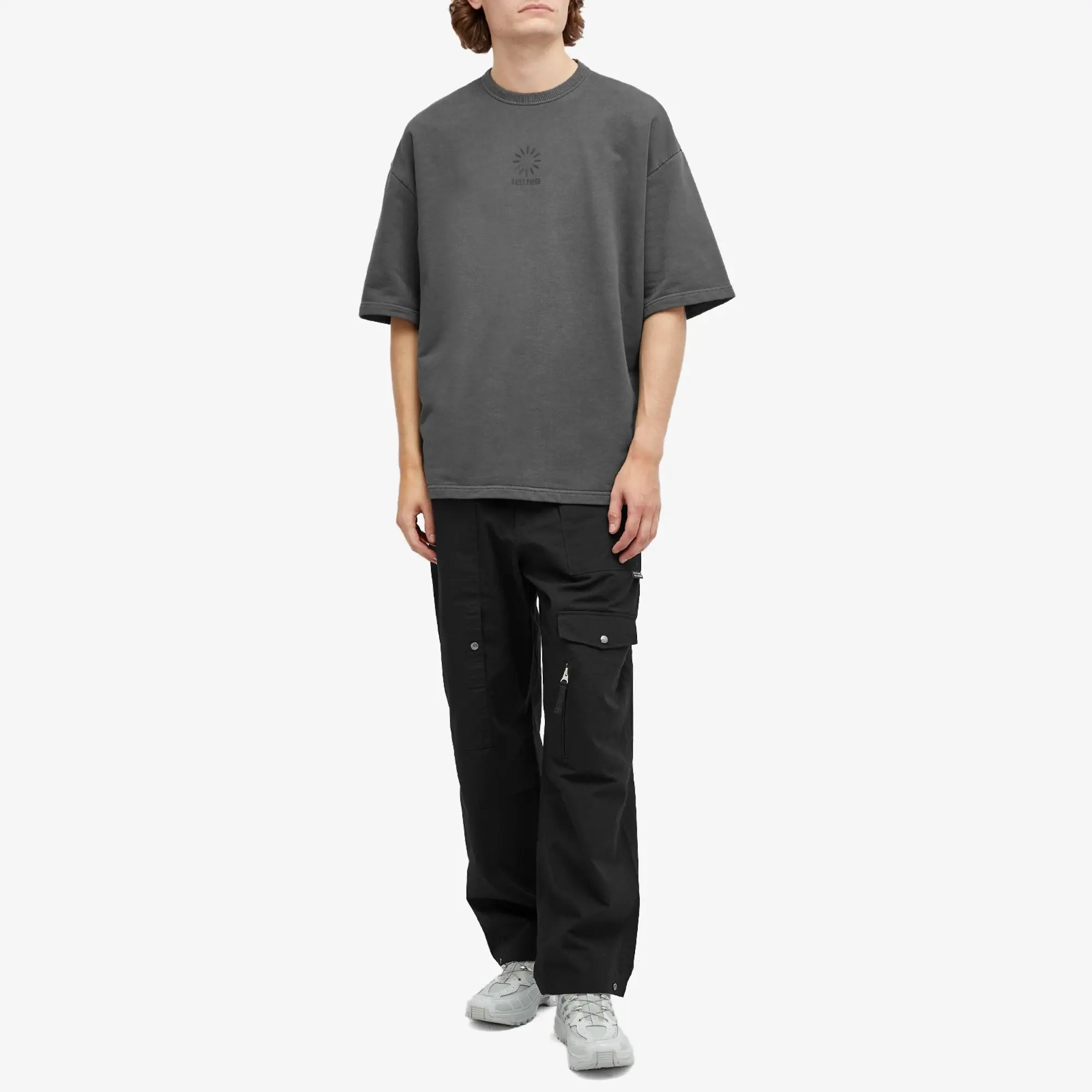 Daily Paper Buffering Oversized Ss Tee Men Shortsleeves Black